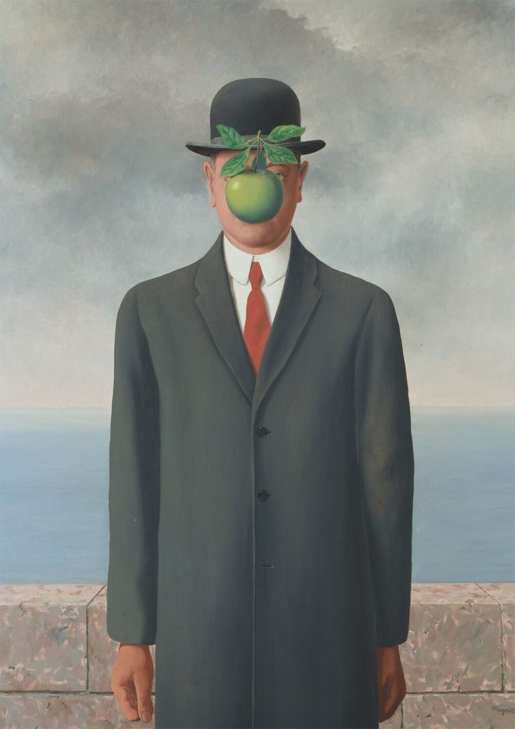 Piatnik Puzzle Der Menschensohn, Magritte, Puzzleteile