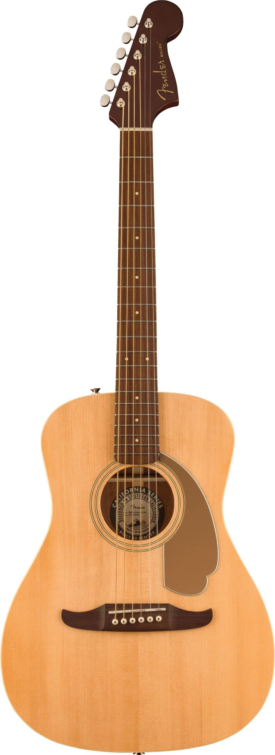 Fender Westerngitarre Fender Malibu Player WN Natural Gold Pickguard
