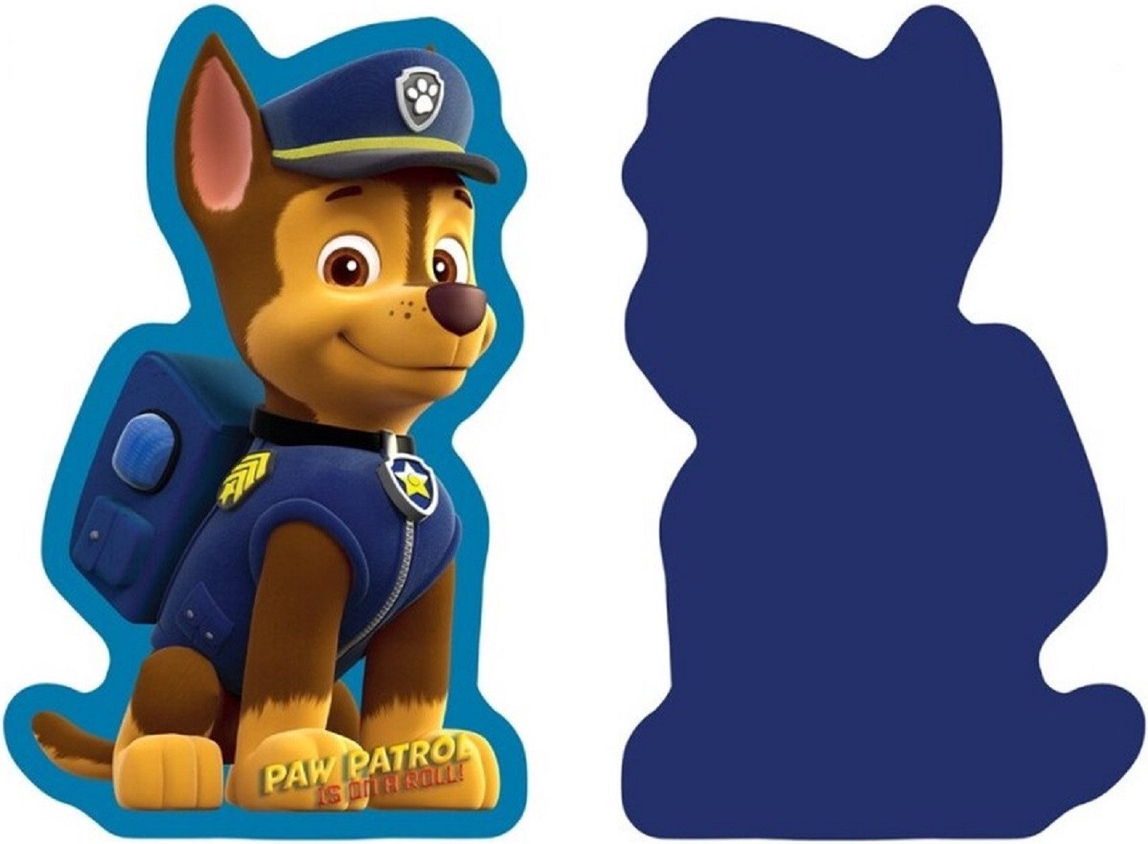 PAW PATROL Dekokissen Formkissen aus Polyester Perfektes Couchkissen