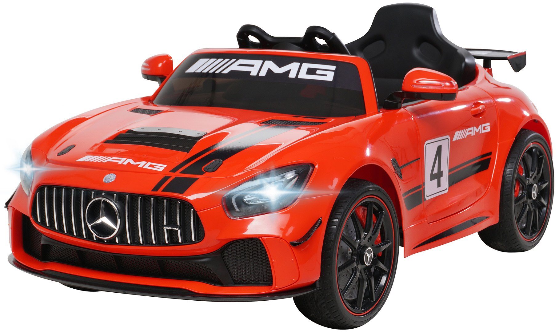 Actionbikes Motors Elektro Kinderauto Kinder Elektroauto Mercedes Benz Amg Gt4 Belastbarkeit 35 Kg Inkl Fernbedienung Online Kaufen Otto