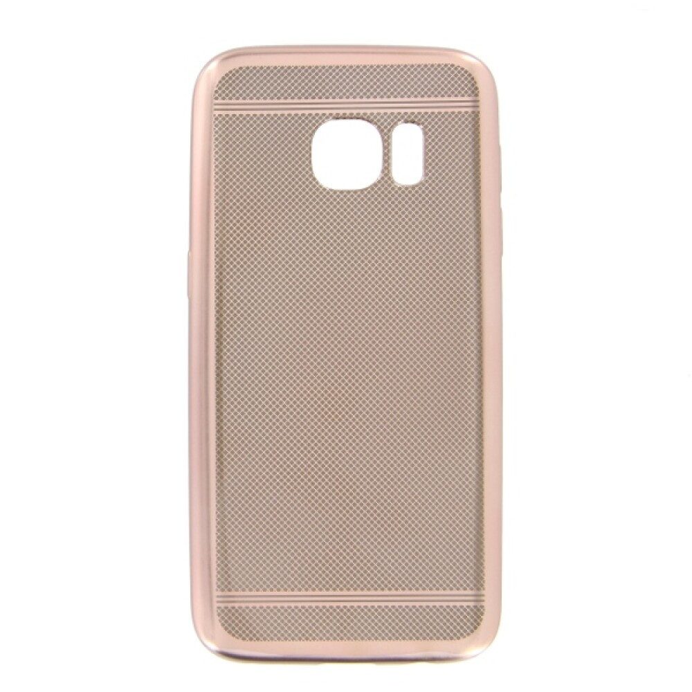 Handytasche Silikonhülle Handyhülle für Samsung Galaxy S7 Rose Tasche Schutz (Silikonhülle)
