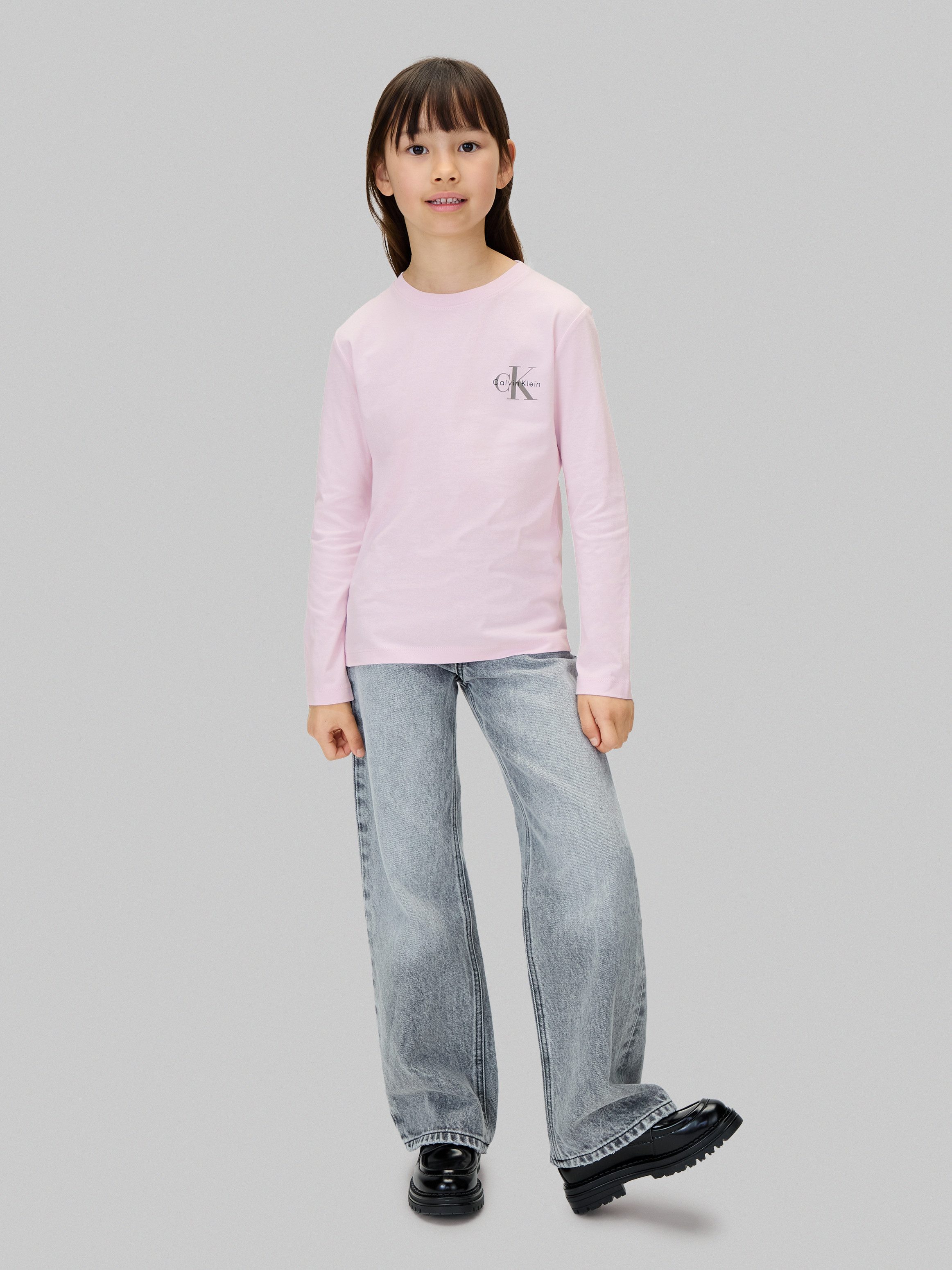 Calvin Klein Jeans Langarmshirt CHEST MONOLOGO günstig online kaufen