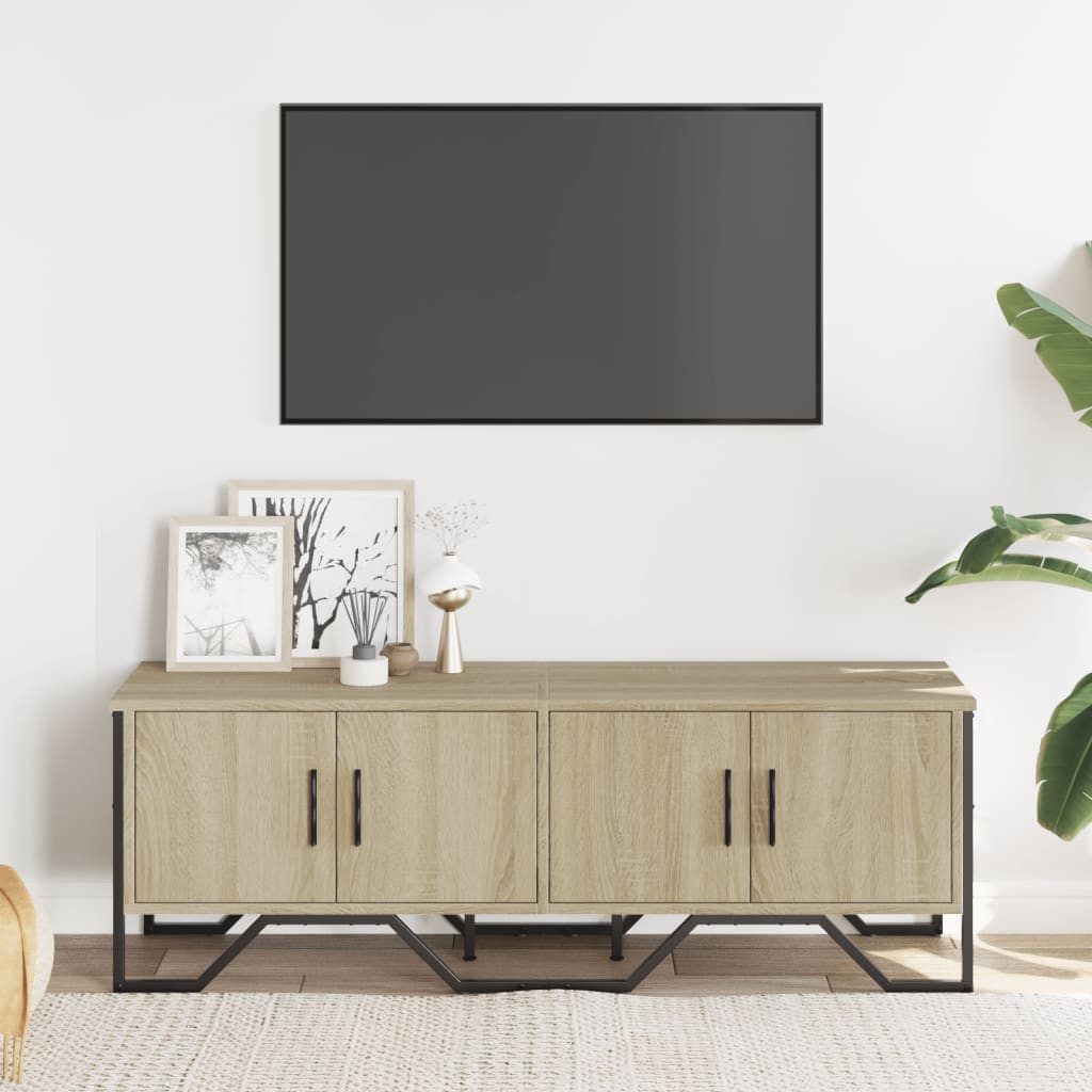 vidaXL TV-Schrank TV-Schrank Sonoma-Eiche 122x34x41 cm günstig online kaufen