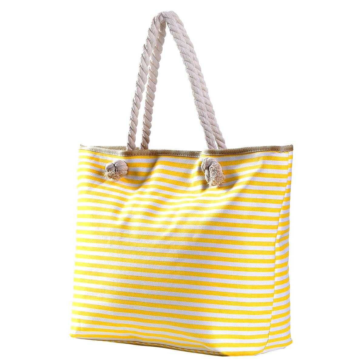 DonDon Strandtasche Shopper wasserabweisende Tasche (2-tlg), günstig online kaufen