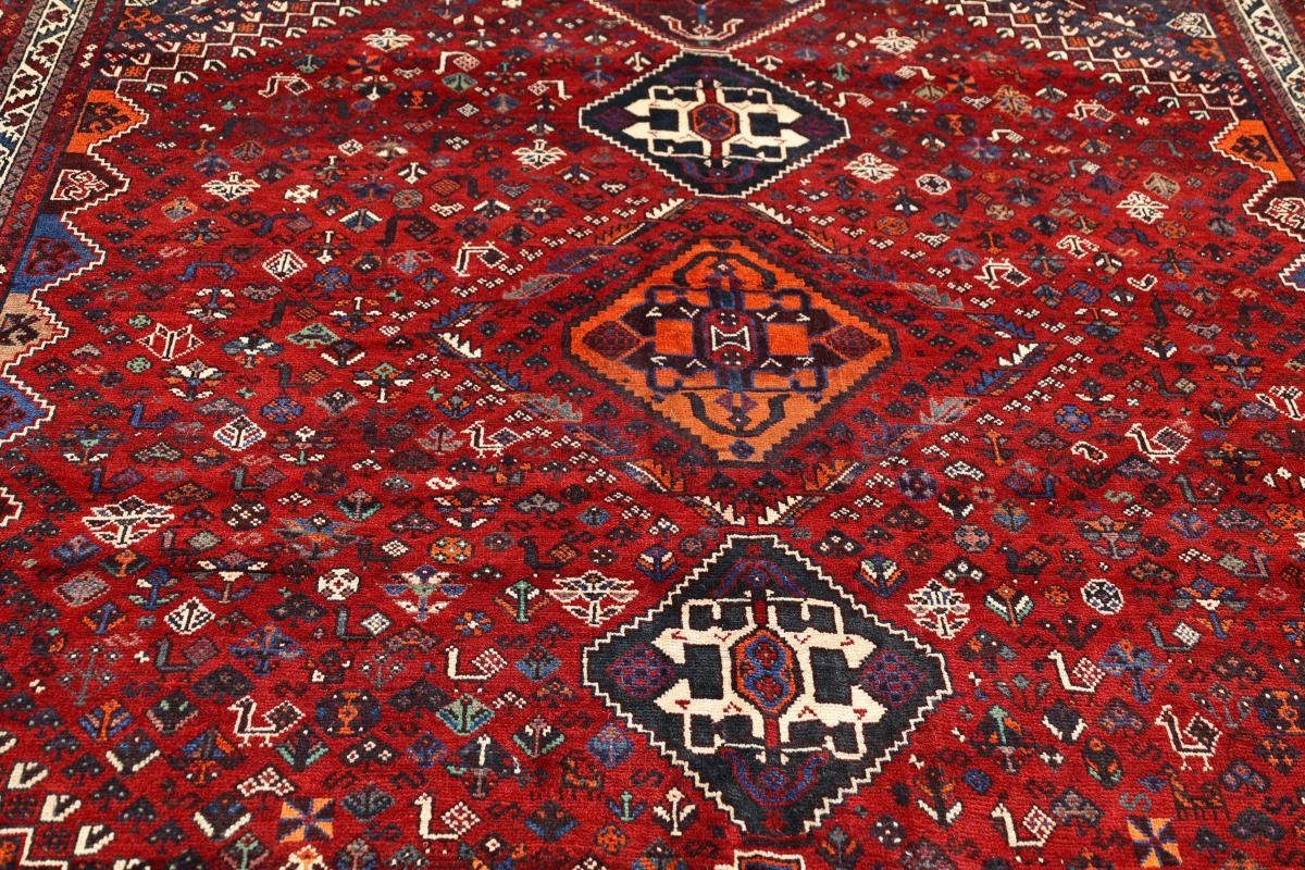 Orientteppich 200x282 Perserteppich, mm Handgeknüpfter Orientteppich Höhe: Nain Shiraz rechteckig, 10 / Trading,