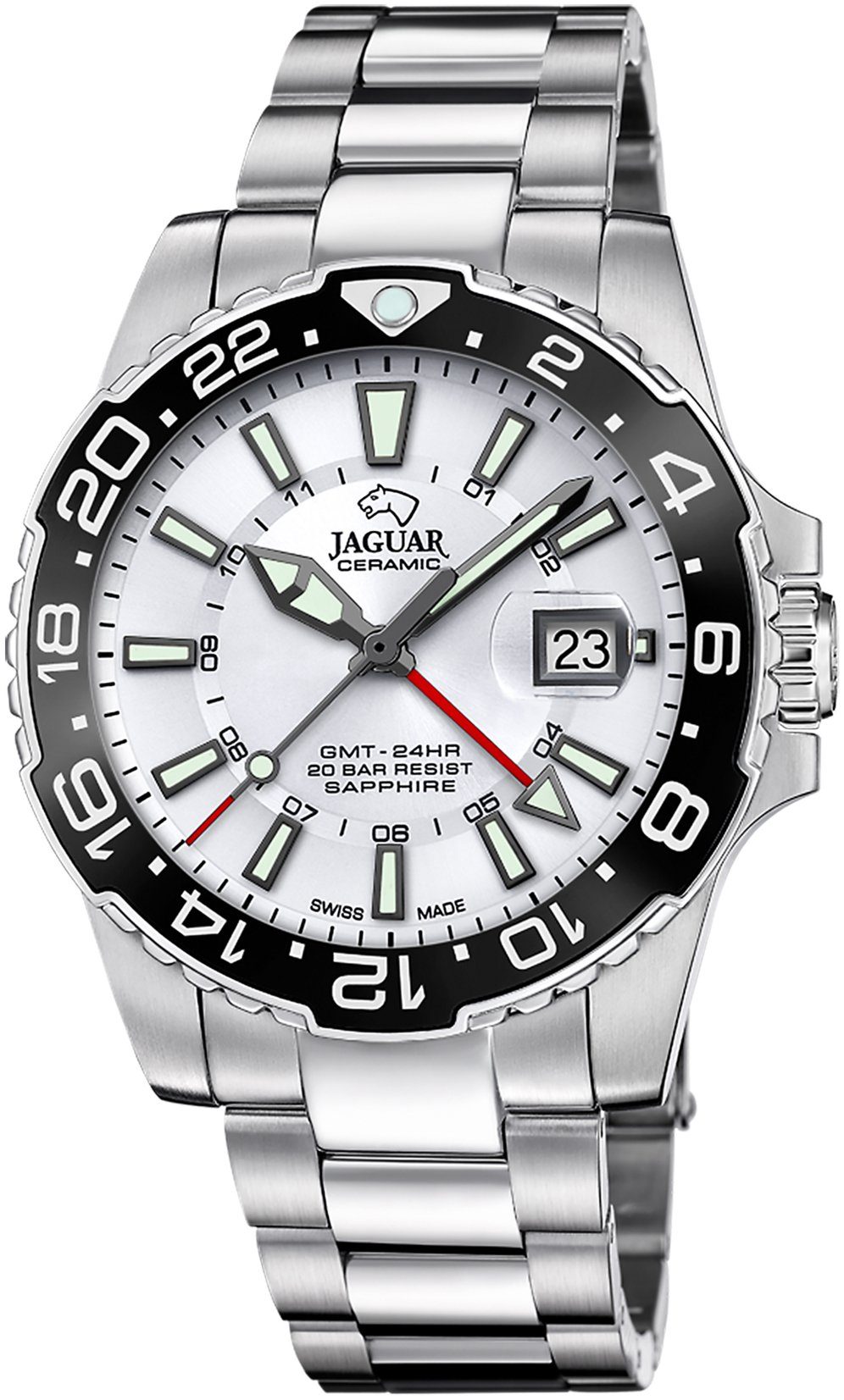 Jaguar Quarzuhr Executive Ceramic GMT J1011/1, günstig online kaufen