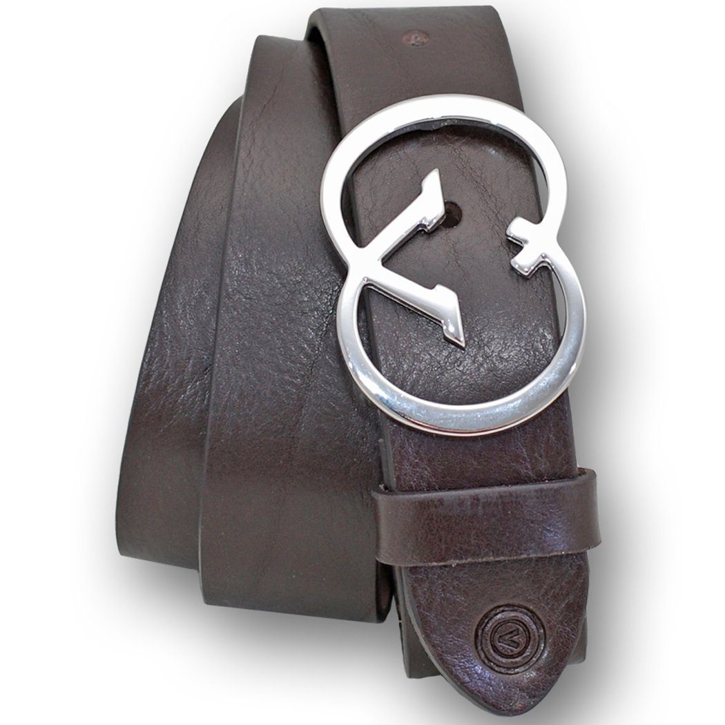 Ledergürtel Gürtel, Buffalo 4cm