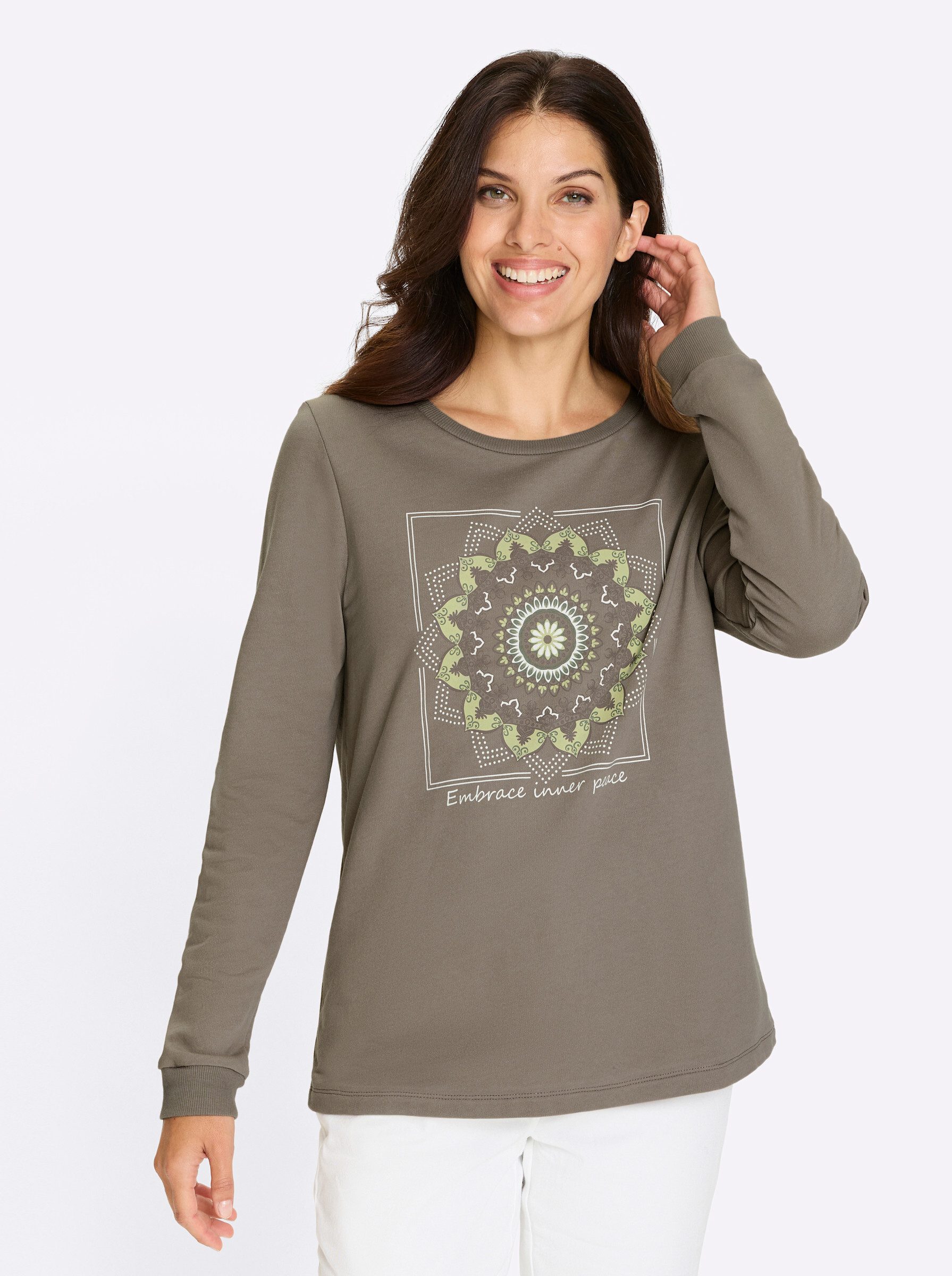 Sieh an! Sweater Sweatshirt Langarm günstig online kaufen