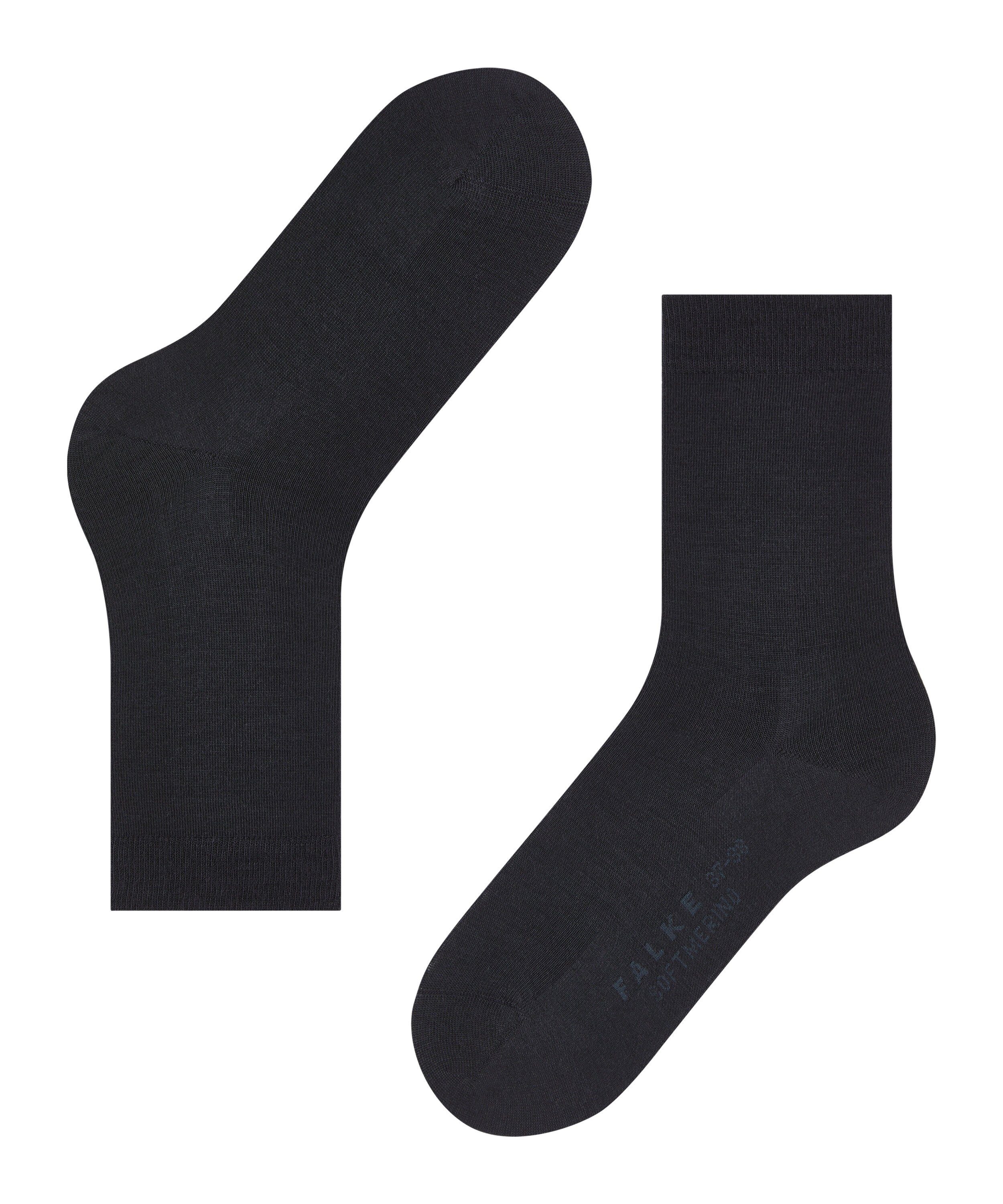 navy dark Softmerino FALKE (6379) Socken (1-Paar)