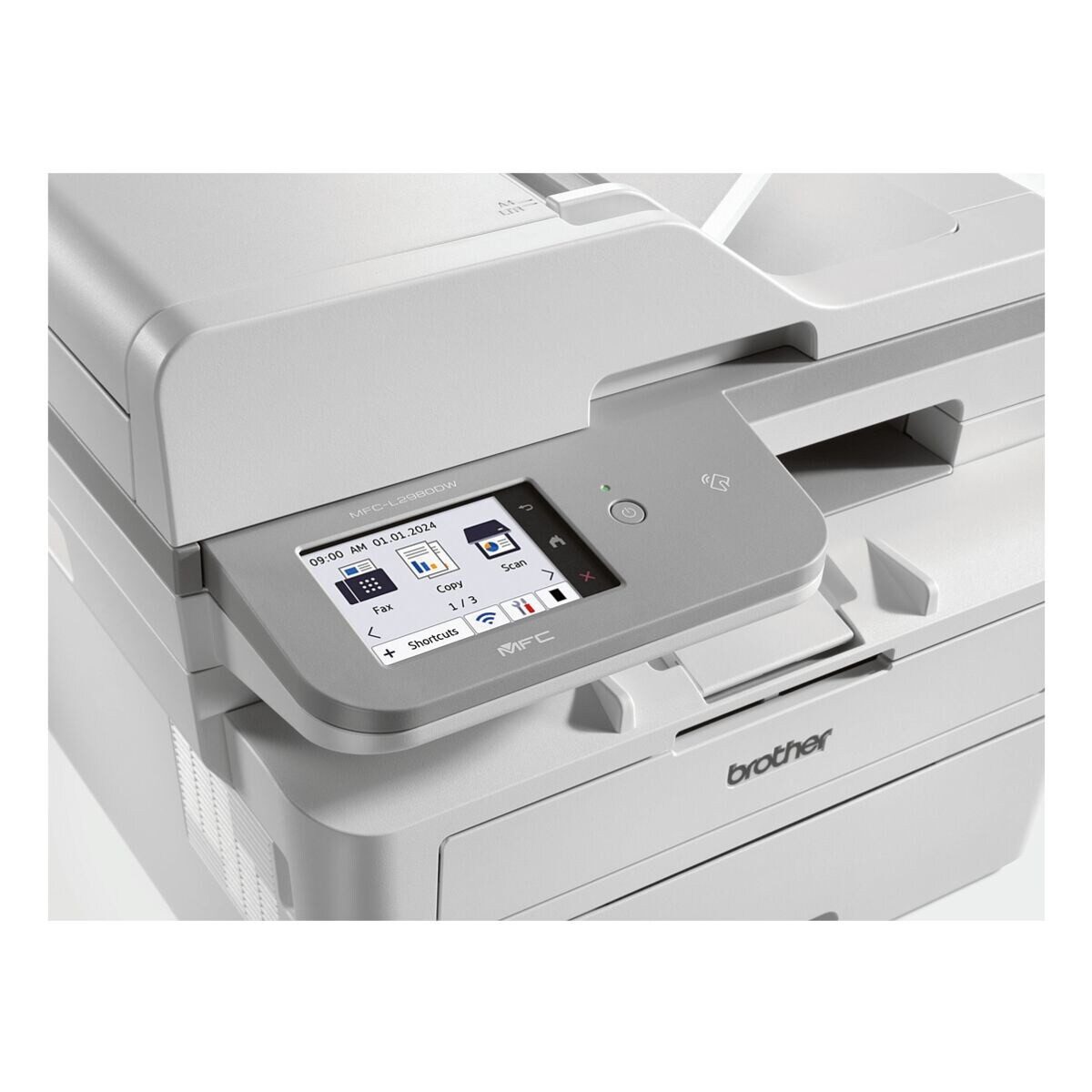 Brother MFC-L2980DW Multifunktionsdrucker, (4-in-1, WLAN / LAN / NFC, Duplex, A4)