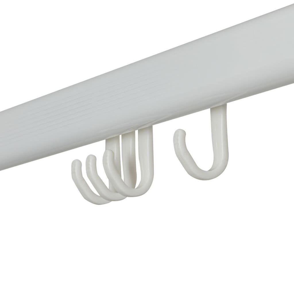 Duschvorhangstange Duschvorhangschienen-Set Easy-Roll Weiß, Sealskin, Aluminium