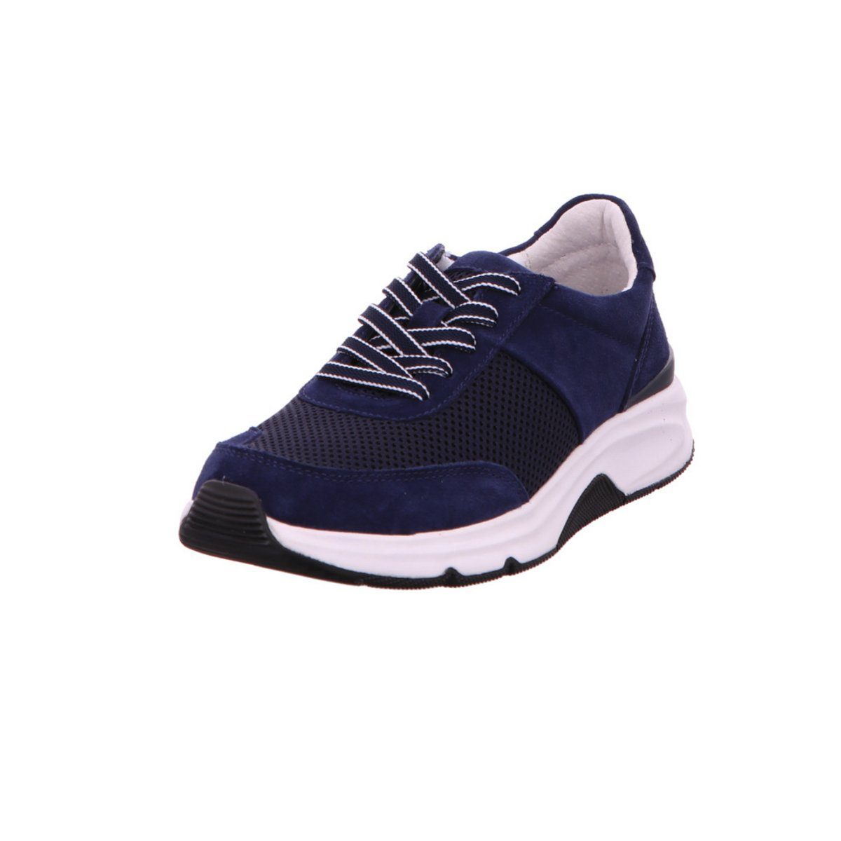Freizeit Schnürer für Damen in blau Laufschuh