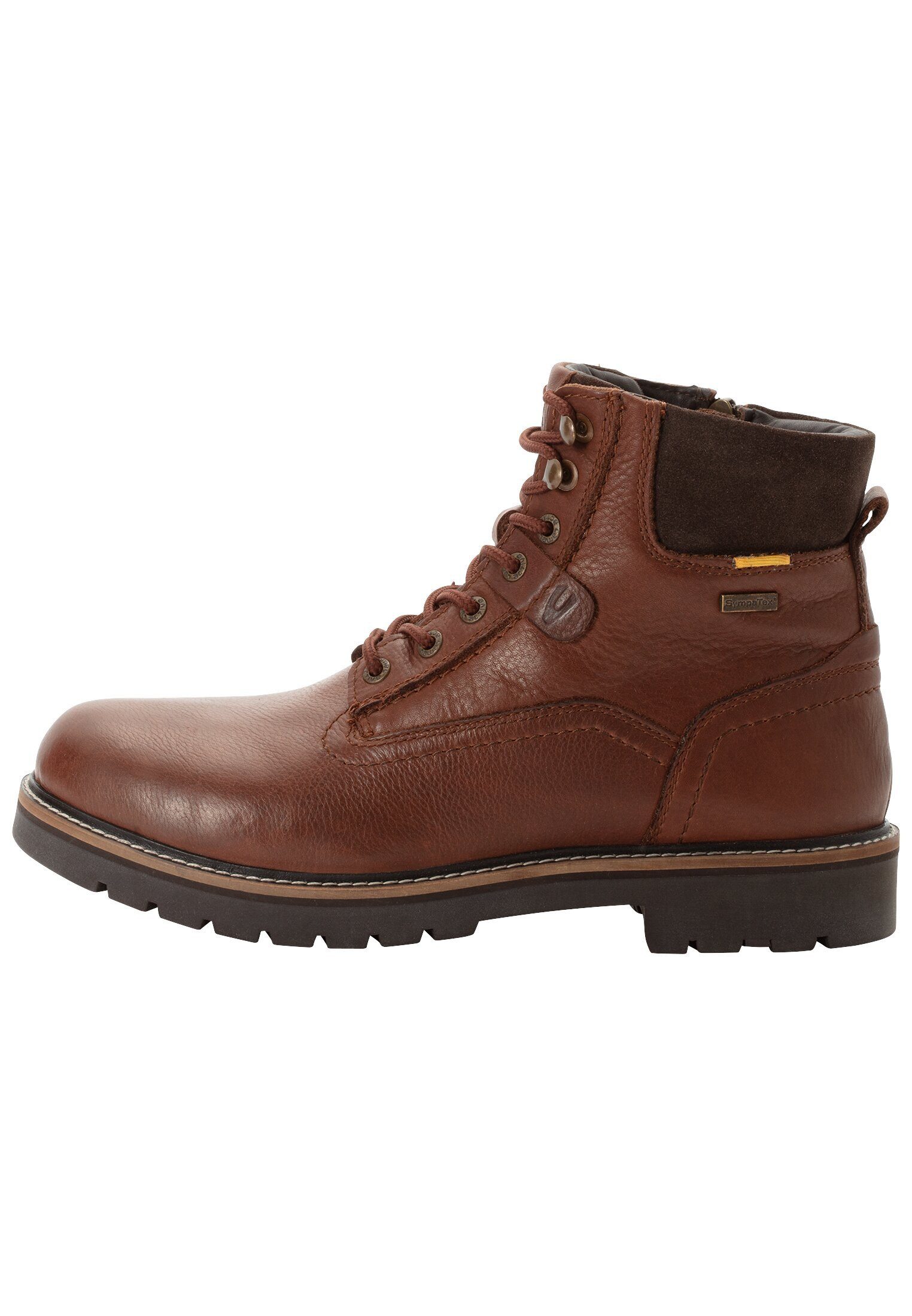 Boot aus echtem Leder Schnürschuh