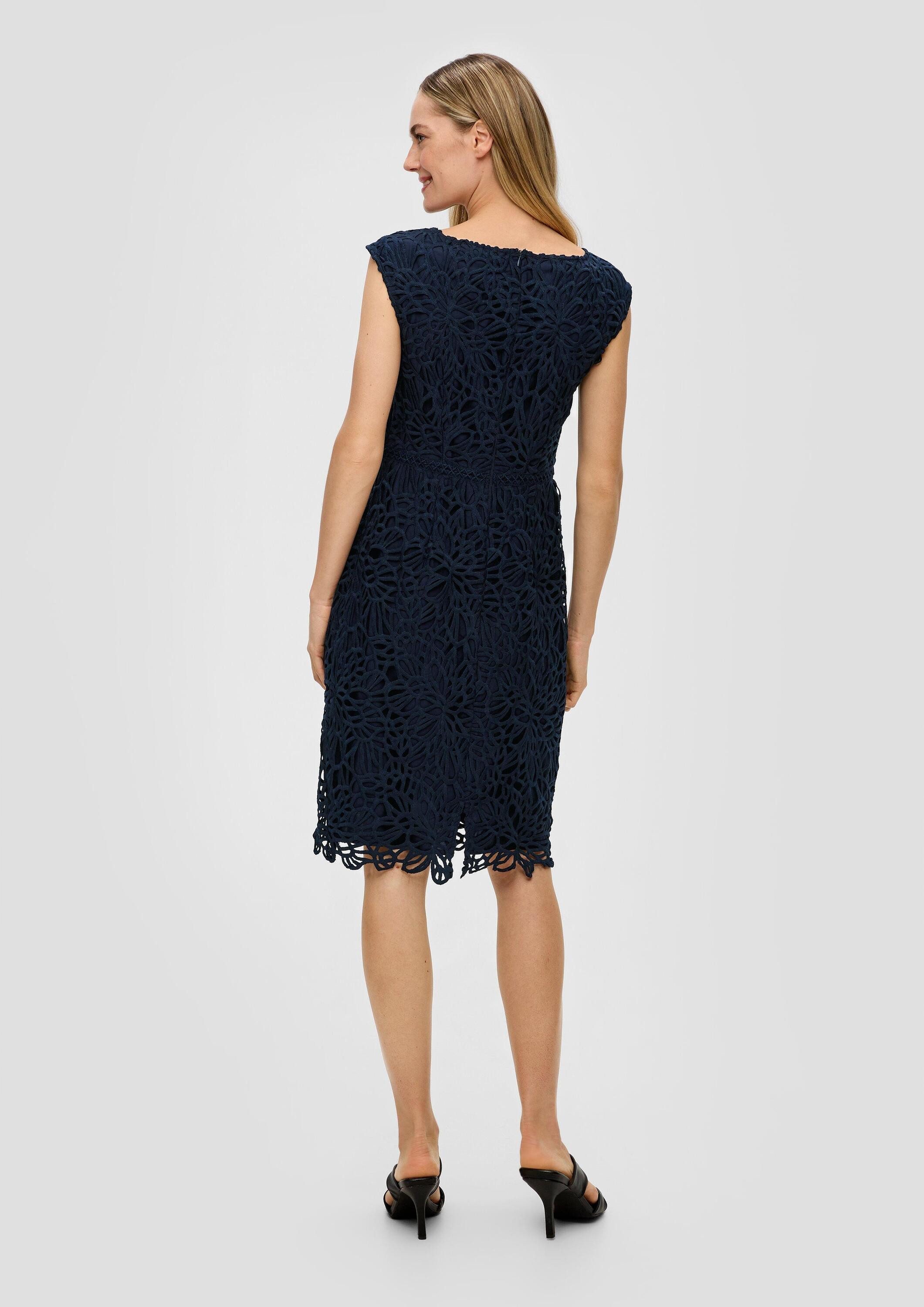 s.Oliver Minikleid Kleid Kleid aus Spitze