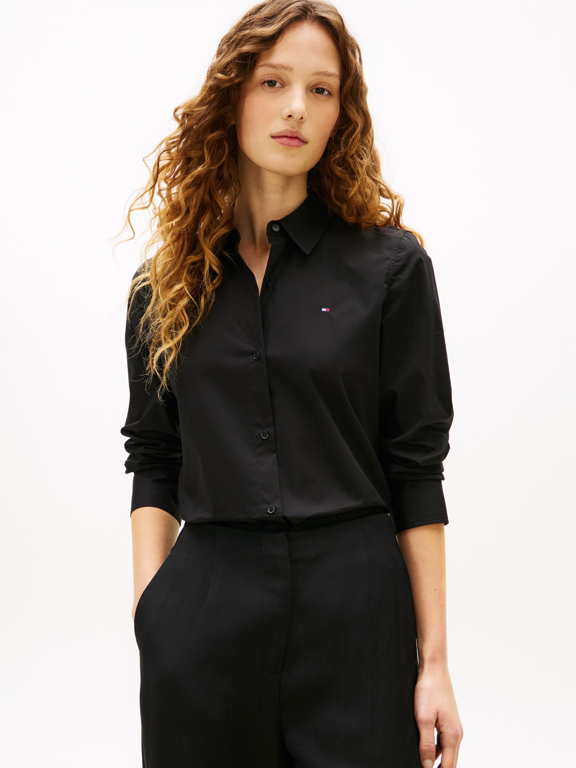 Tommy Hilfiger Shirtbluse ESS POPLIN REGULAR SHIRT günstig online kaufen