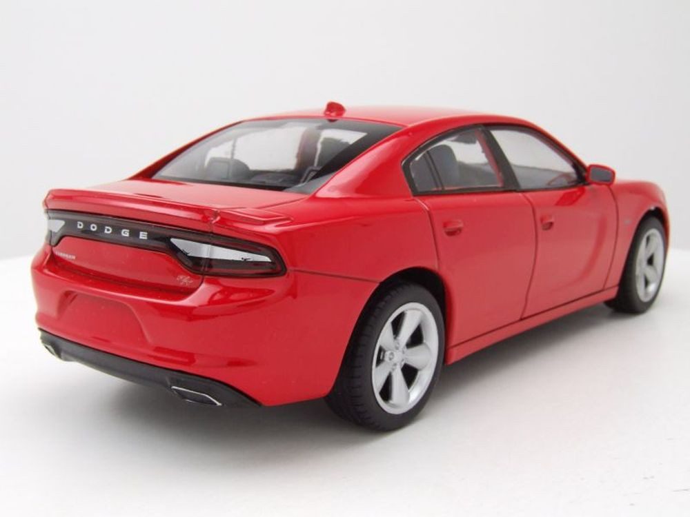 Welly Modellauto Dodge Charger R/T 2016 rot, Maßstab 1:24