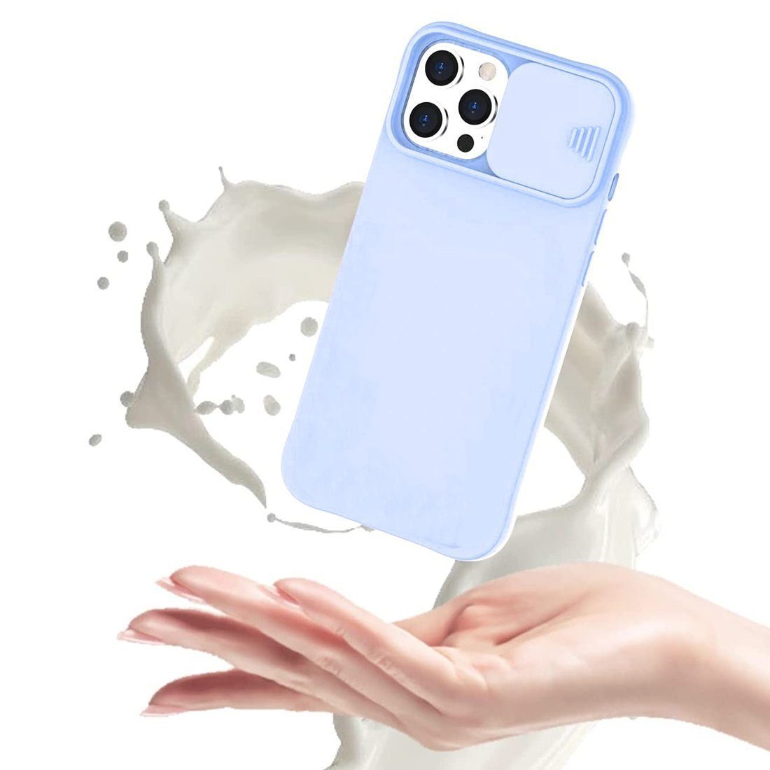 cofi1453 Handyhülle CamShield Silikon Slim kompatibel mit Xiaomi Redmi Note 10S, Cover Schutzhülle