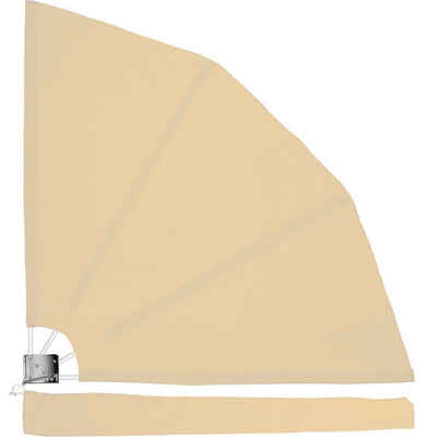 STILISTA Sonnensegel Balkonfächer Balkonsichtschutz Sonnenschutz, (1-tlg), klappbar mit Wandhalterung, inkl. Schutzhülle, Farb- und Setwahl