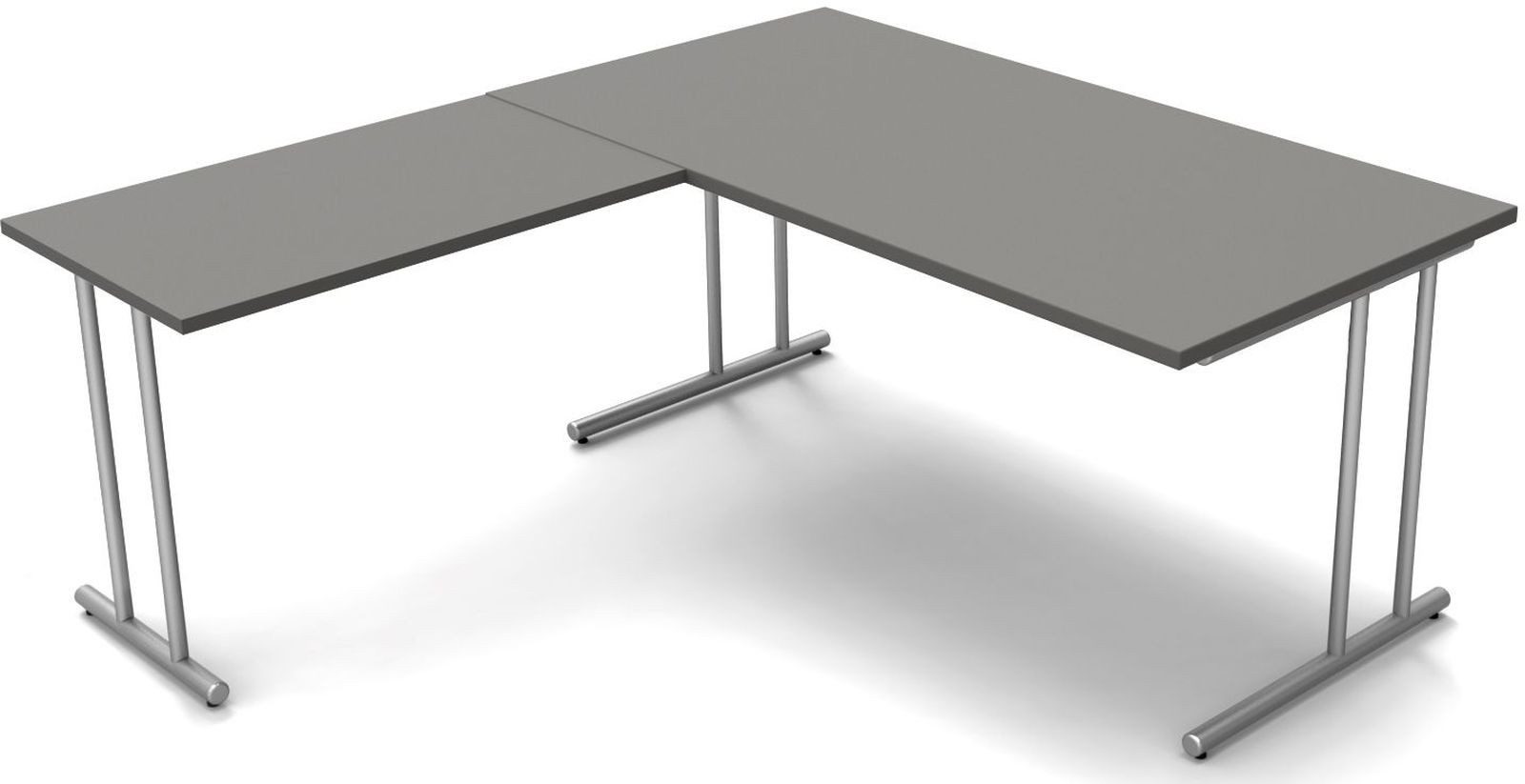 KERKMANN Schreibtisch Schreibtisch start up BxT 160x180cm grafit