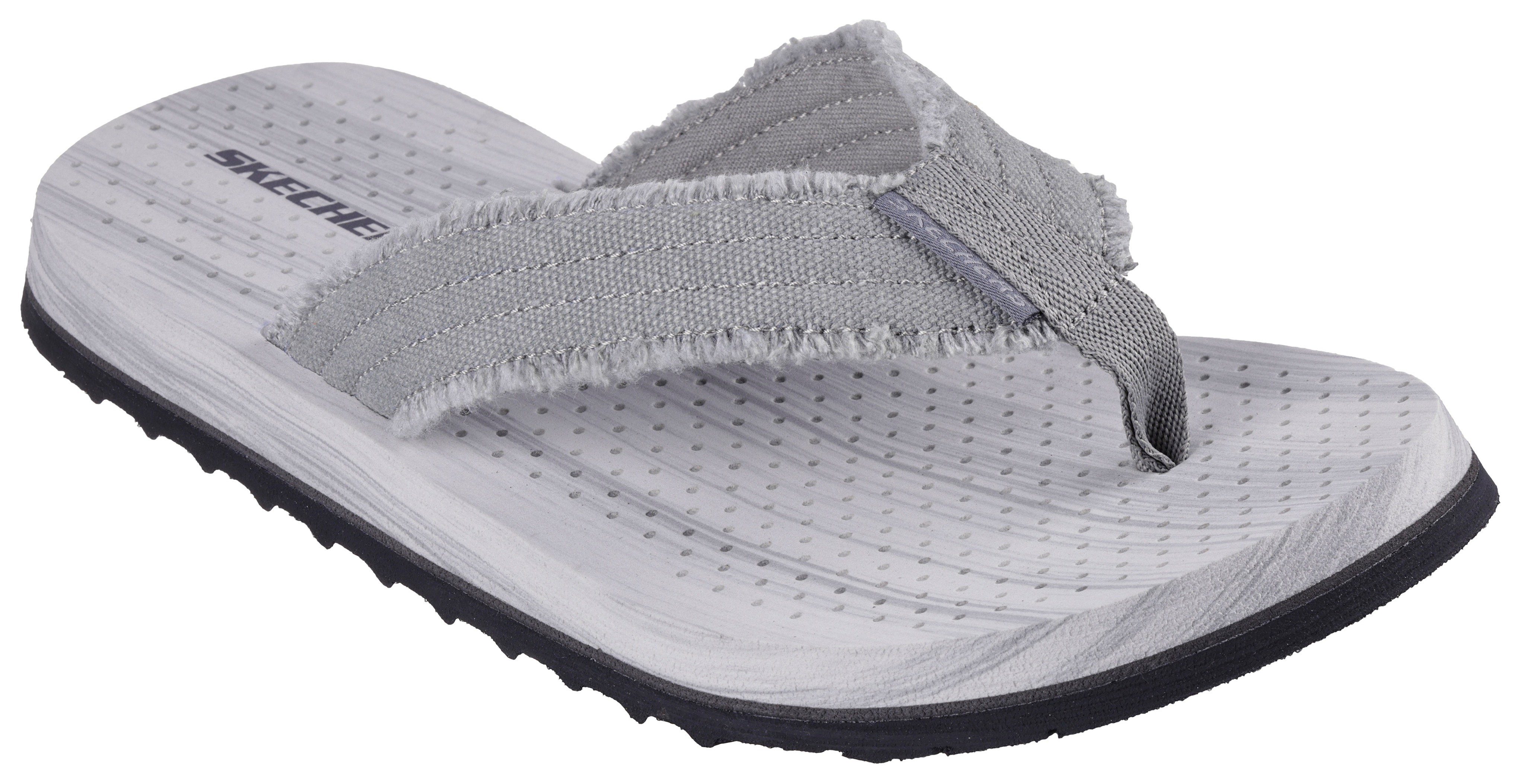 Skechers TANTRIC-FRITZ Zehentrenner, Sommerschuh, Schlappen, Poolslides, Badeschuh, mit weichem Zehensteg