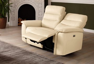 Home affaire 2-Sitzer Maldini, elektrischer Relaxfunktion und USB-Anschluss, Breite 166 cm