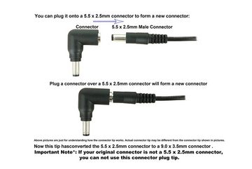 PowerSmart HEAD11N Batterie-Verbindungskabel, C11 DC-Stromanschluss für Apple (9,0 x 3,5 mm) mit 5,5 x 2,5 mm Buchse