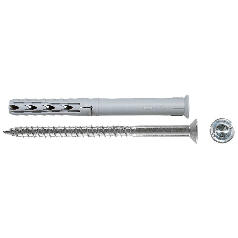 Schrauben- und Dübel-Set Fischer Langschaftdübel SXR 6.0 x 60 mm - 50 Stück