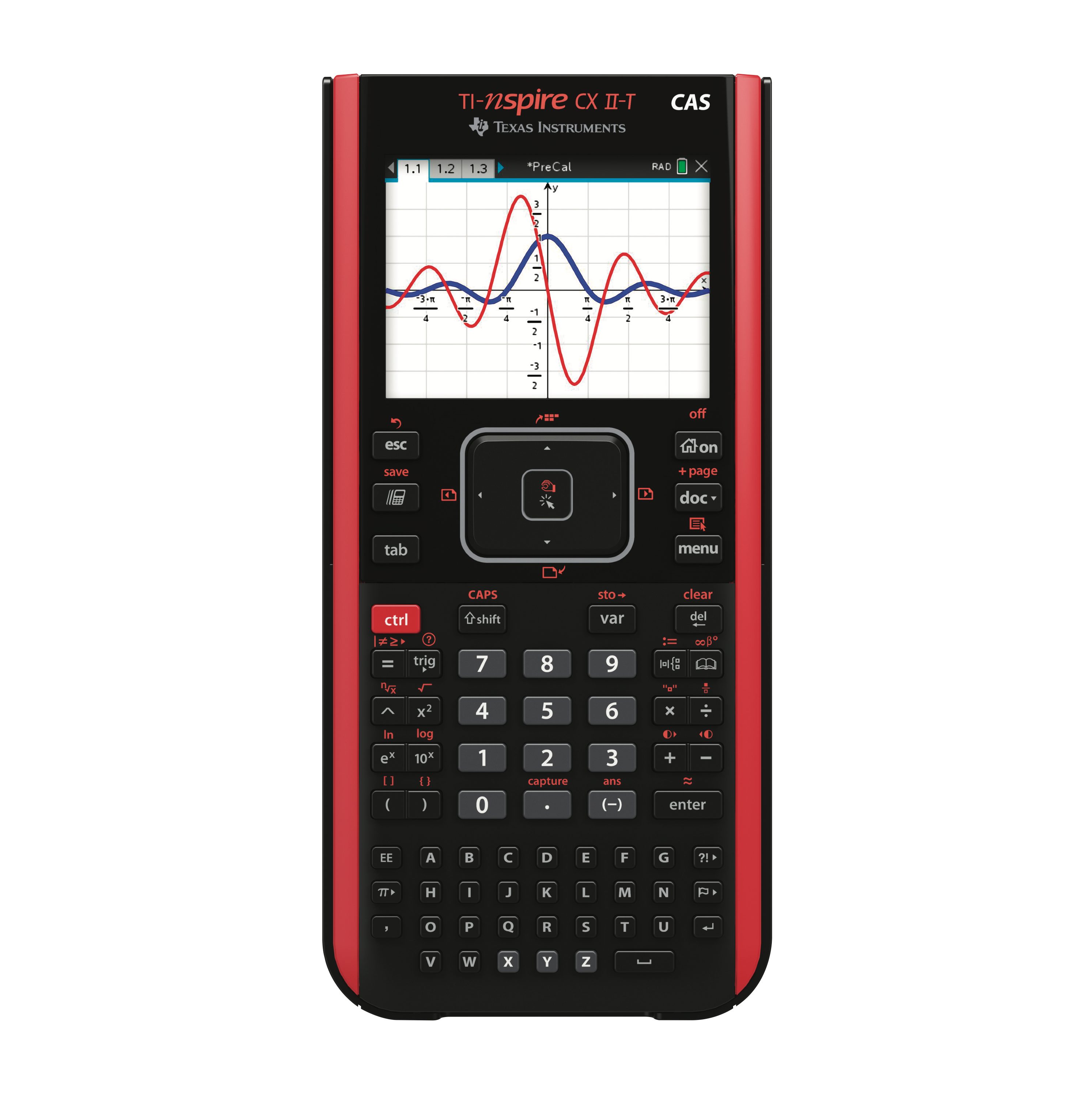 Texas Instruments Taschenrechner TI-Ns CXIITCH, Akku, Graphikrechner TI-Nspire™ CX II-T CAS