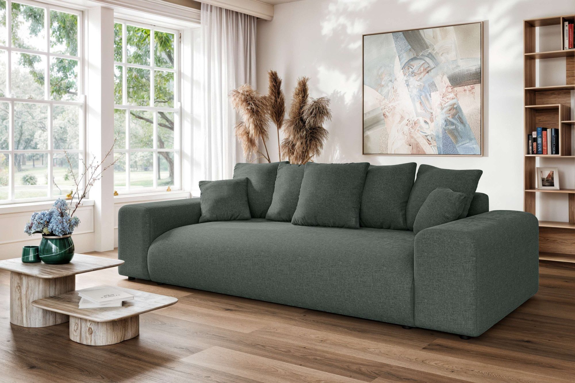 Home affaire Big-Sofa LAKESIDE 3-Sitzer Schlafsofa günstig online kaufen