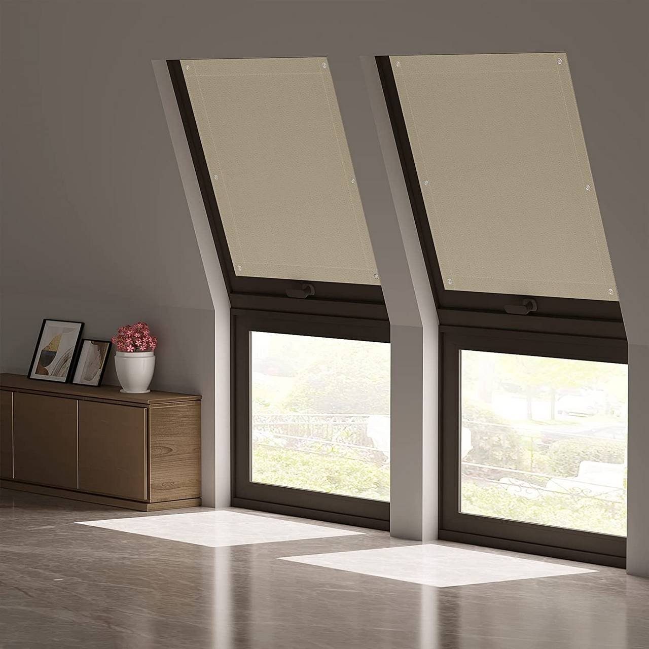 Dachfensterrollo, Woltu, 1x Thermorollo Dachfenster ohne günstig online kaufen