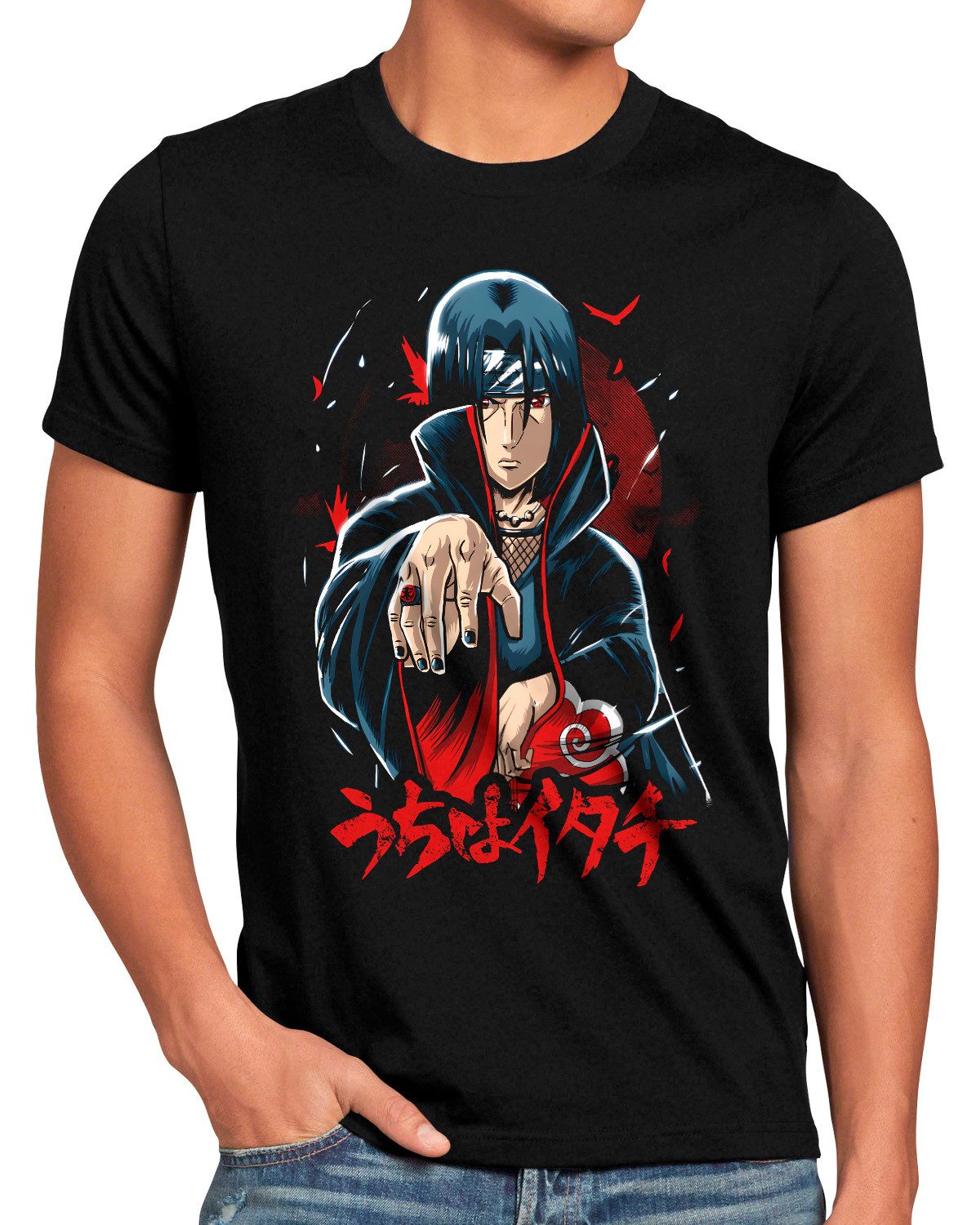 style3 T-Shirt Itachi Venegance kakashi sasuke stirnband naruto anime manga günstig online kaufen