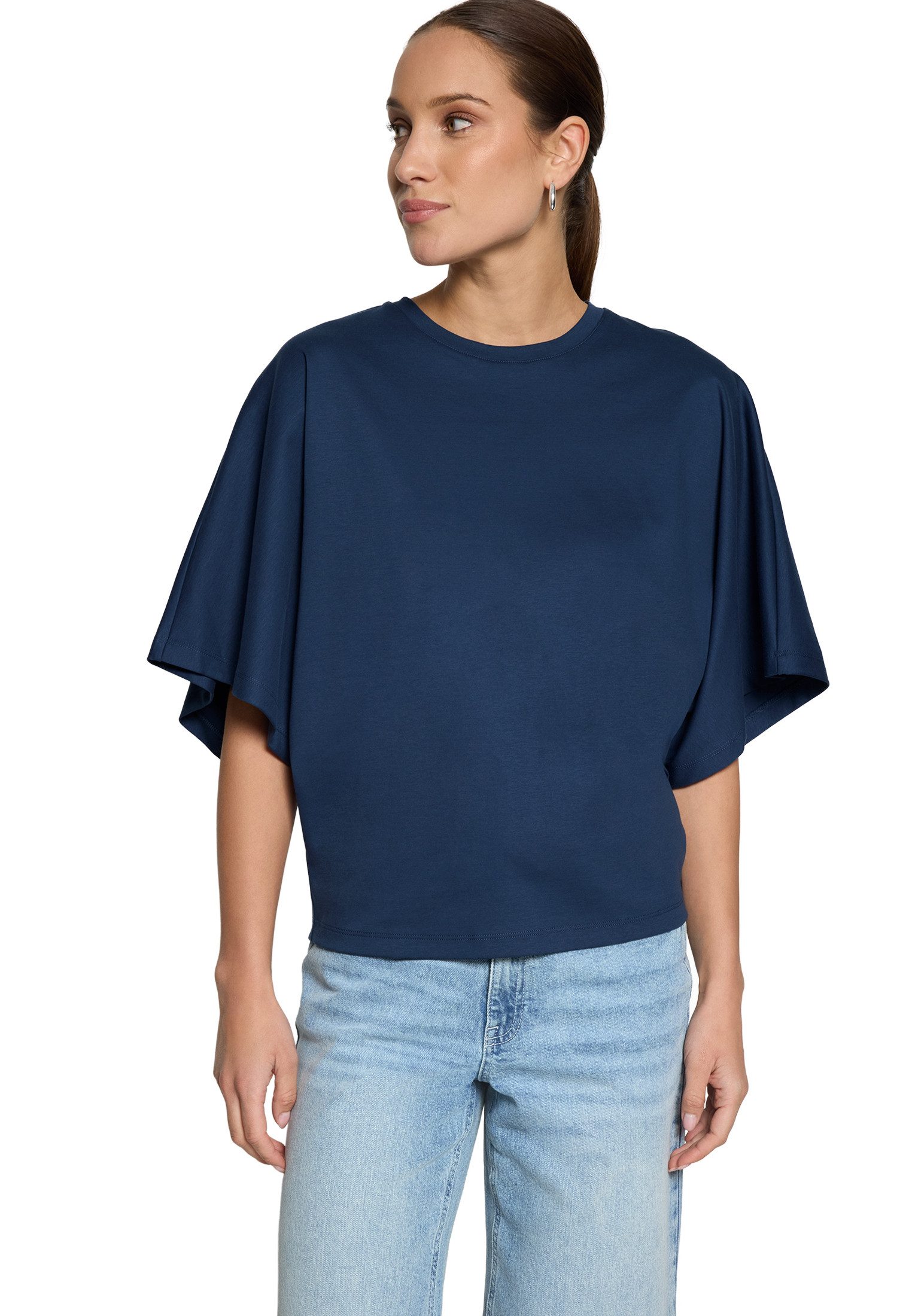 Zero Kurzarmshirt Damen kurzarm (1-tlg) Material