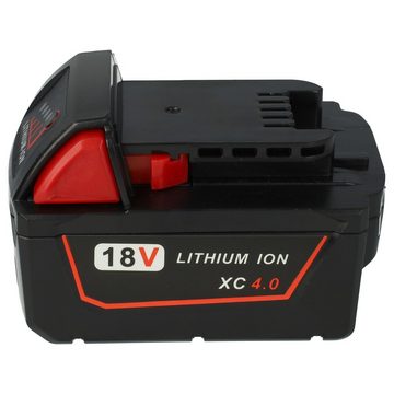 vhbw passend für Milwaukee C18 PCG/600, PCG/600A-201B, PCG/600T-201B, PD, Akku 4000 mAh