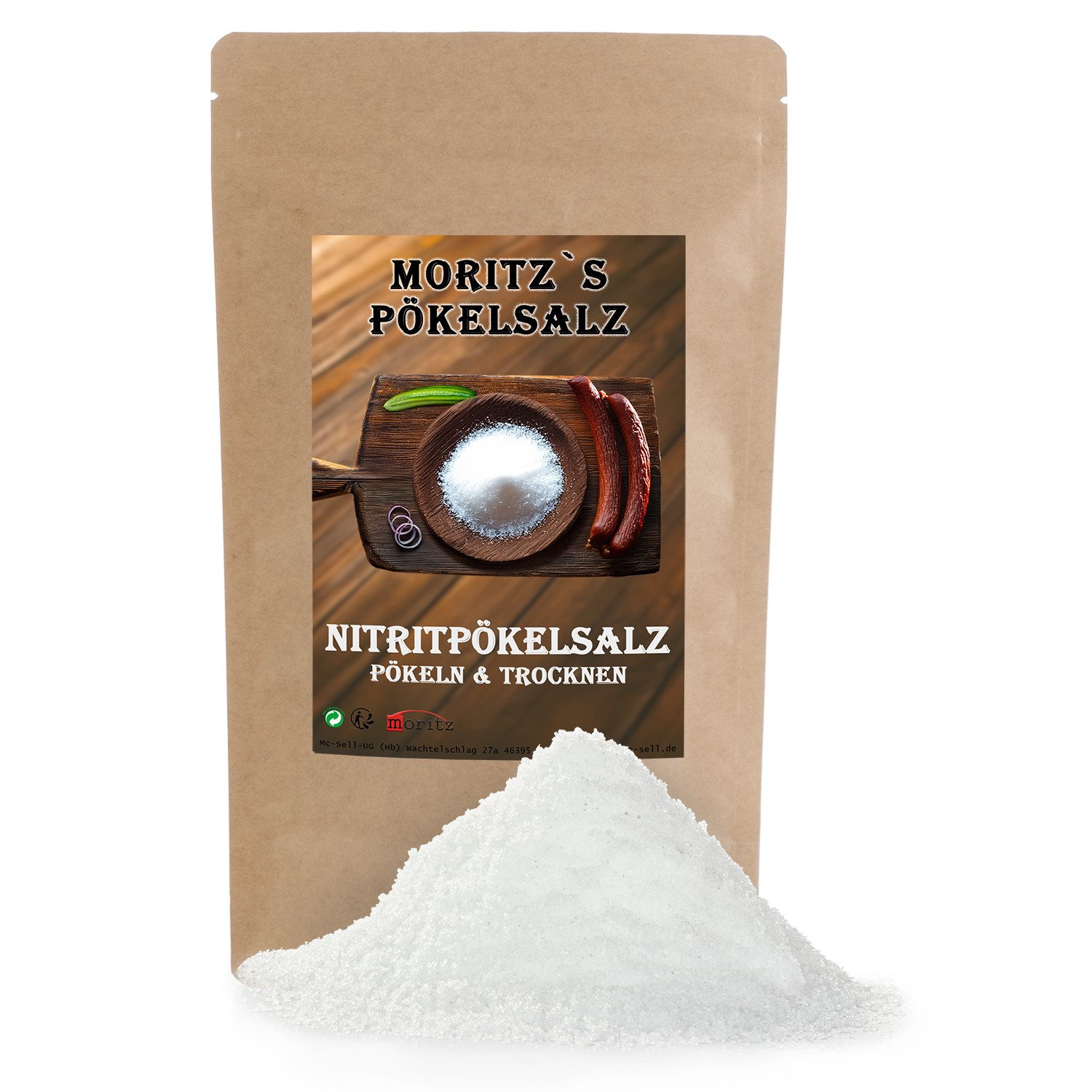 Moritz Räucherbox 2000g Nitritsalz 0,4-0,5% Pökelsalz Salzmischung Nitrit Salz NPS Salz zum Pökeln