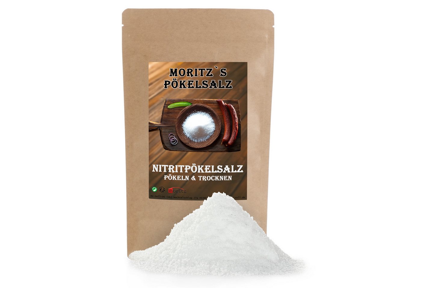Moritz Räucherbox 2000g Nitritsalz 0,4-0,5% Pökelsalz Salzmischung Nitrit Salz NPS Salz zum Pökeln