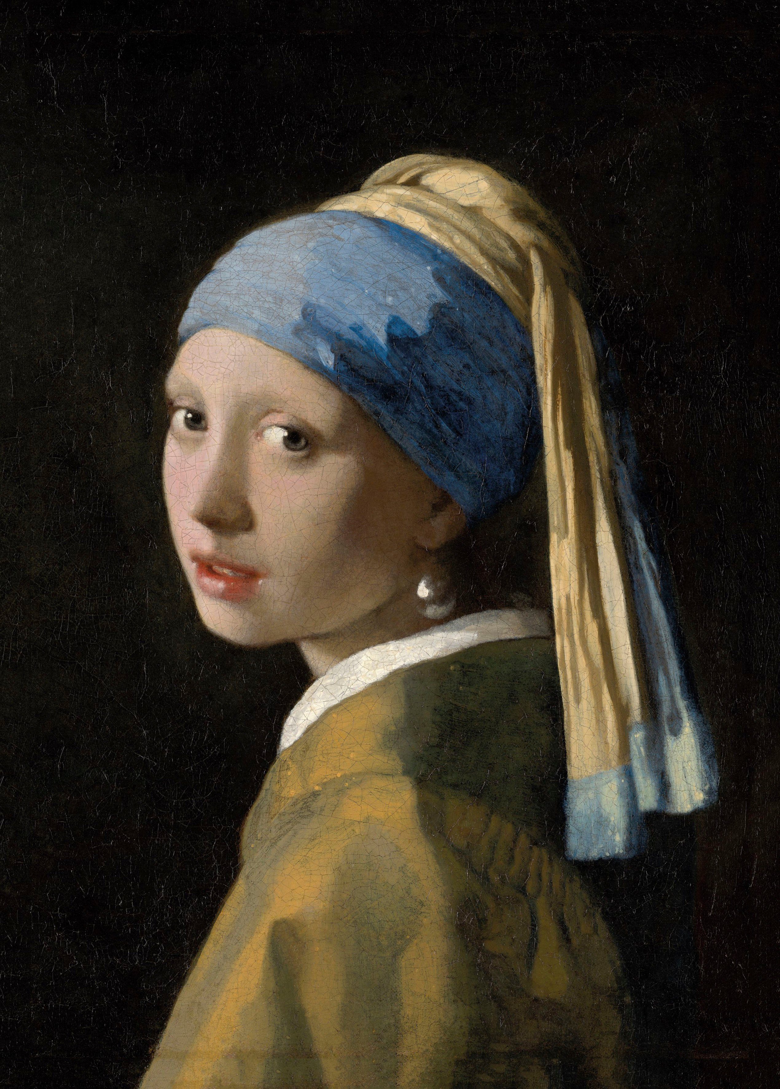 Art for the Meisje pare, home Leinwandbild met Vermeer de Jan