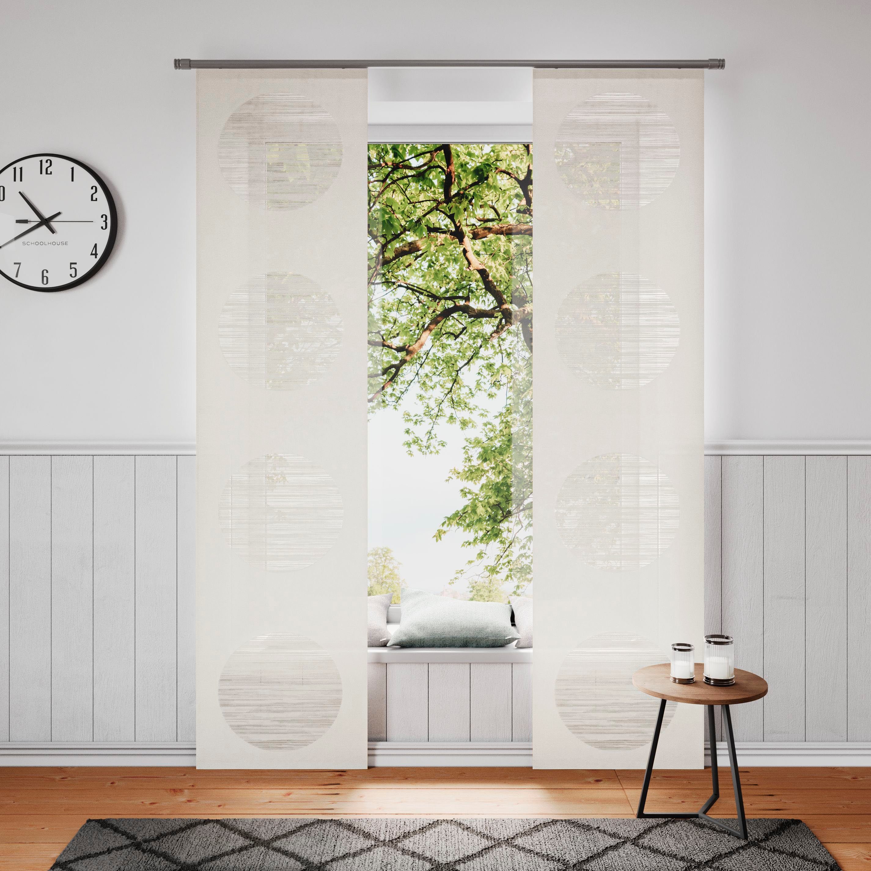 Neutex for you! Schiebegardine Padova (1 St), Klettband, halbtransparent, S günstig online kaufen