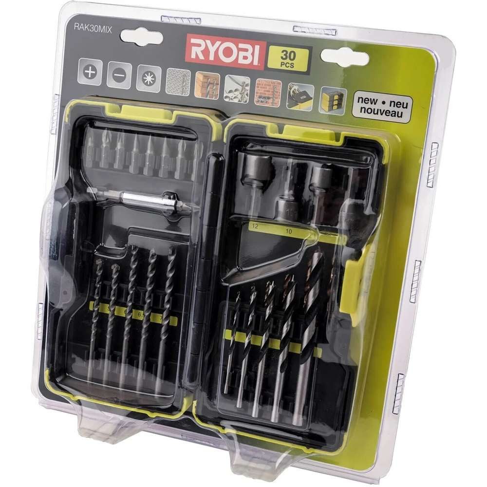 RYOBI Bit-Set Ryobi RAK30MIX - Schraubendreher- und Bohrer-Bitsatz