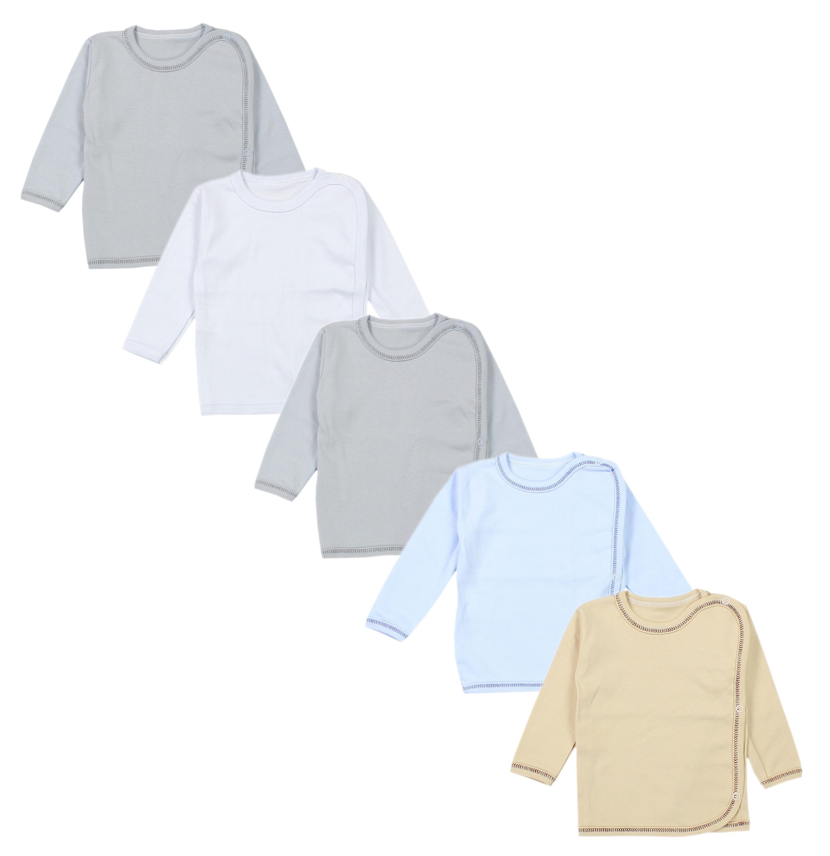 TupTam Wickelshirt TupTam Unisex Baby Wickelshirt Langarm 5er Pack