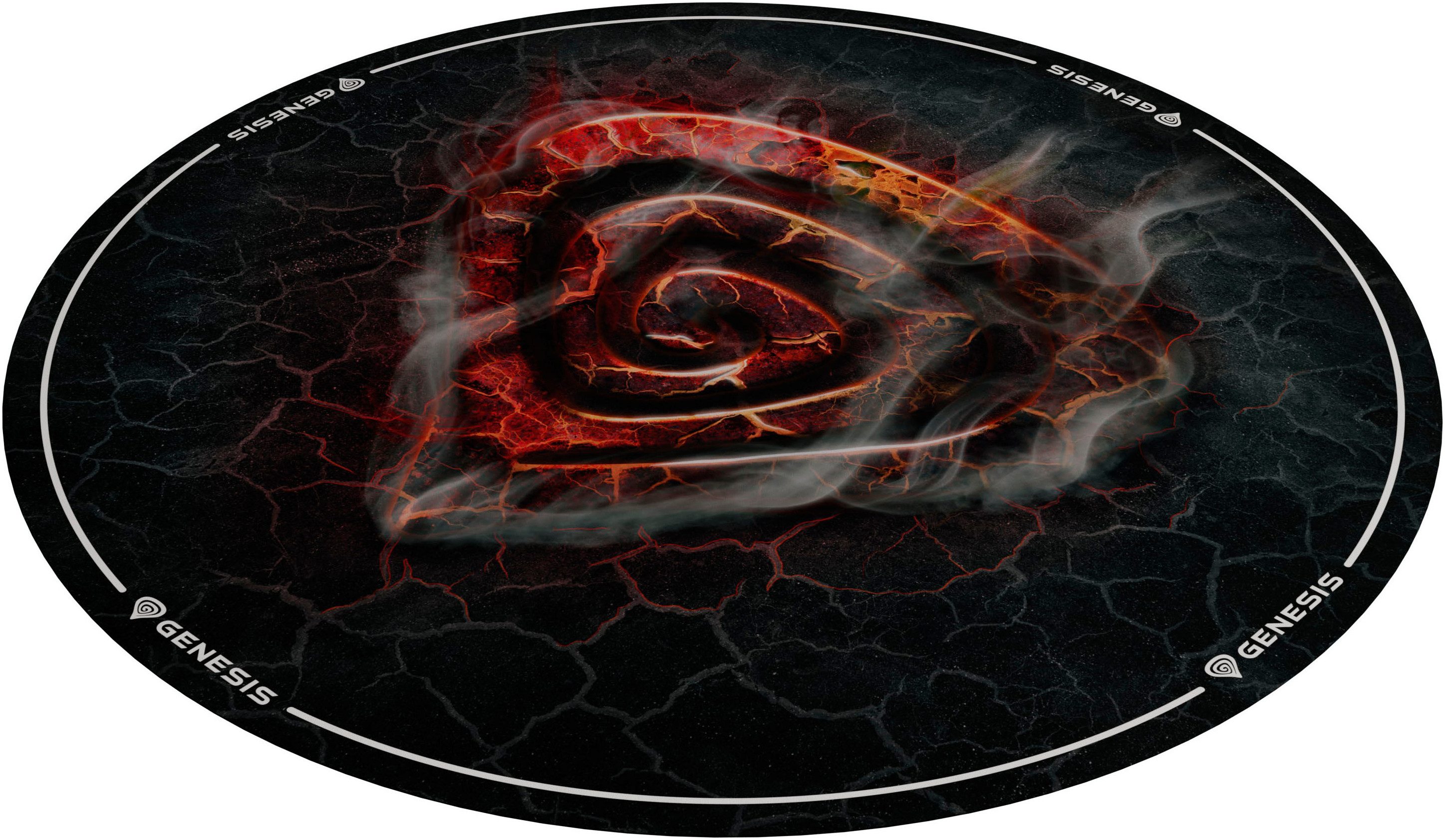 Genesis Bodenschutzmatte TELLUR 400 "ROUND LAVA" (1,0m)