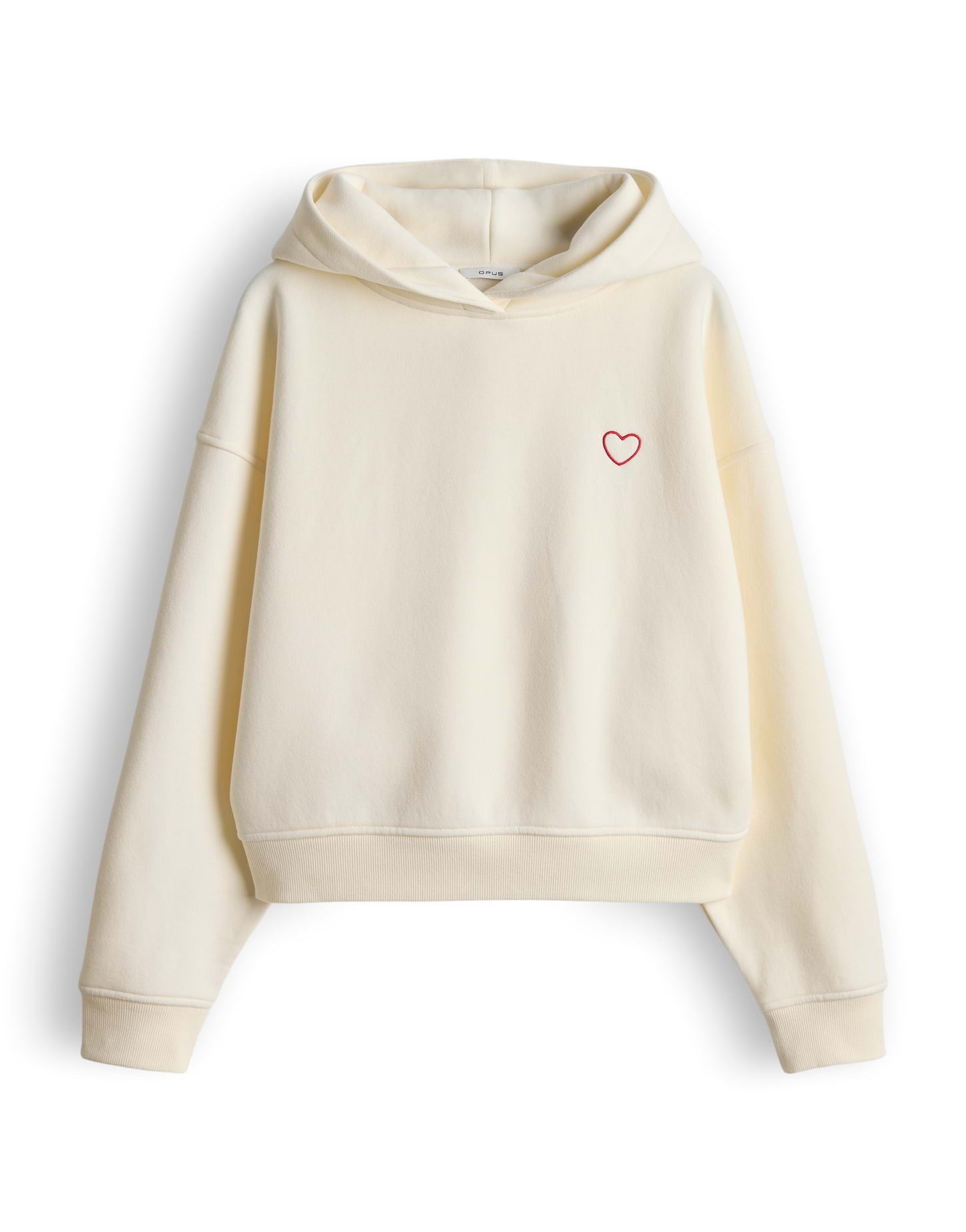 OPUS Hoodie GALENTINE mit Herz Lockere Passform, gerader Schnitt, überschni günstig online kaufen