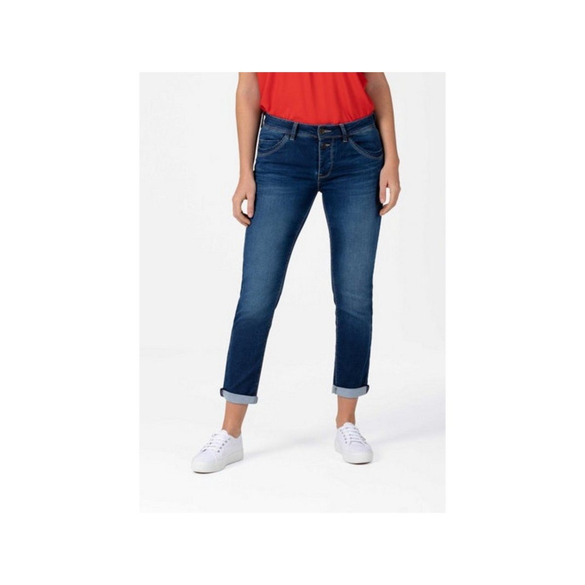 (1-tlg) TIMEZONE Slim-fit-Jeans blau regular