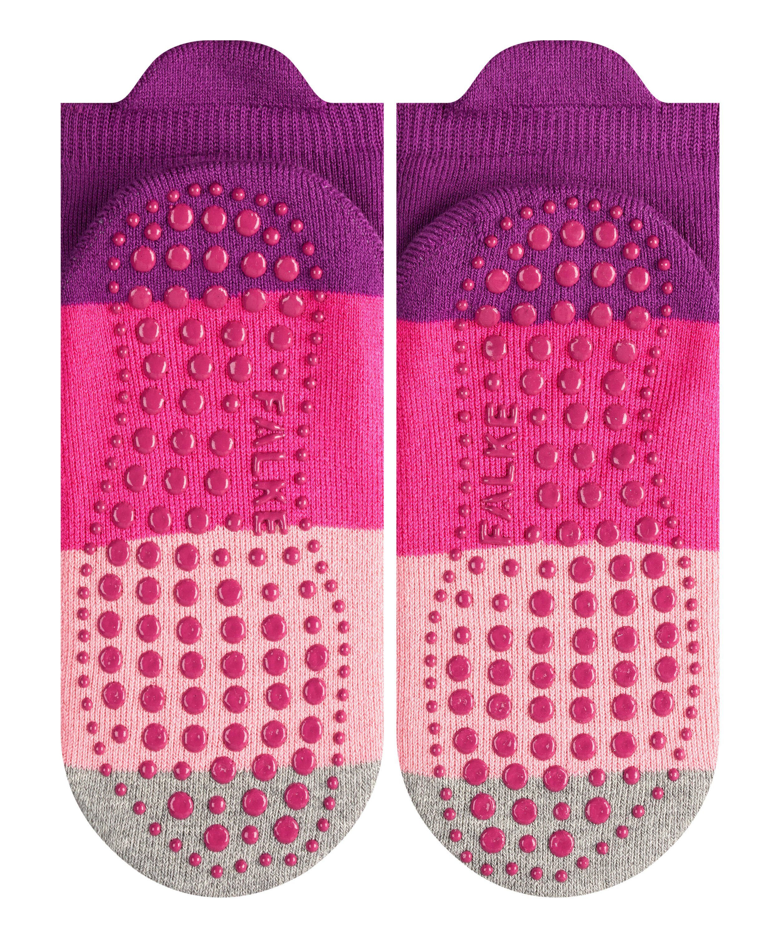 Block crocus mit rutschhemmendem Colour Sneakersocken (1-Paar) Noppendruck (6962) FALKE