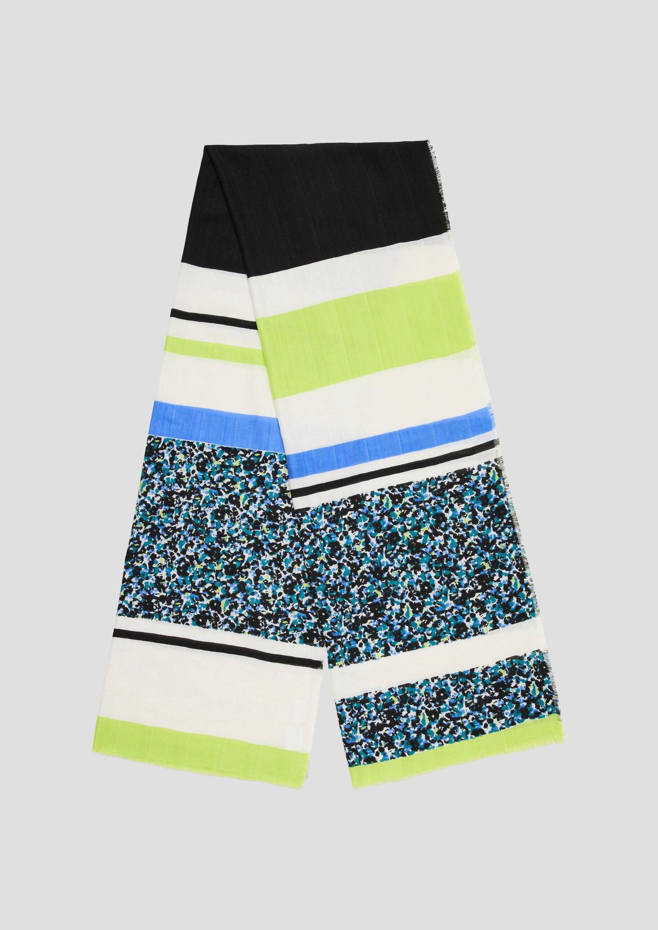 s.Oliver Schal Tuch, Leichter Schal aus Viskosemix