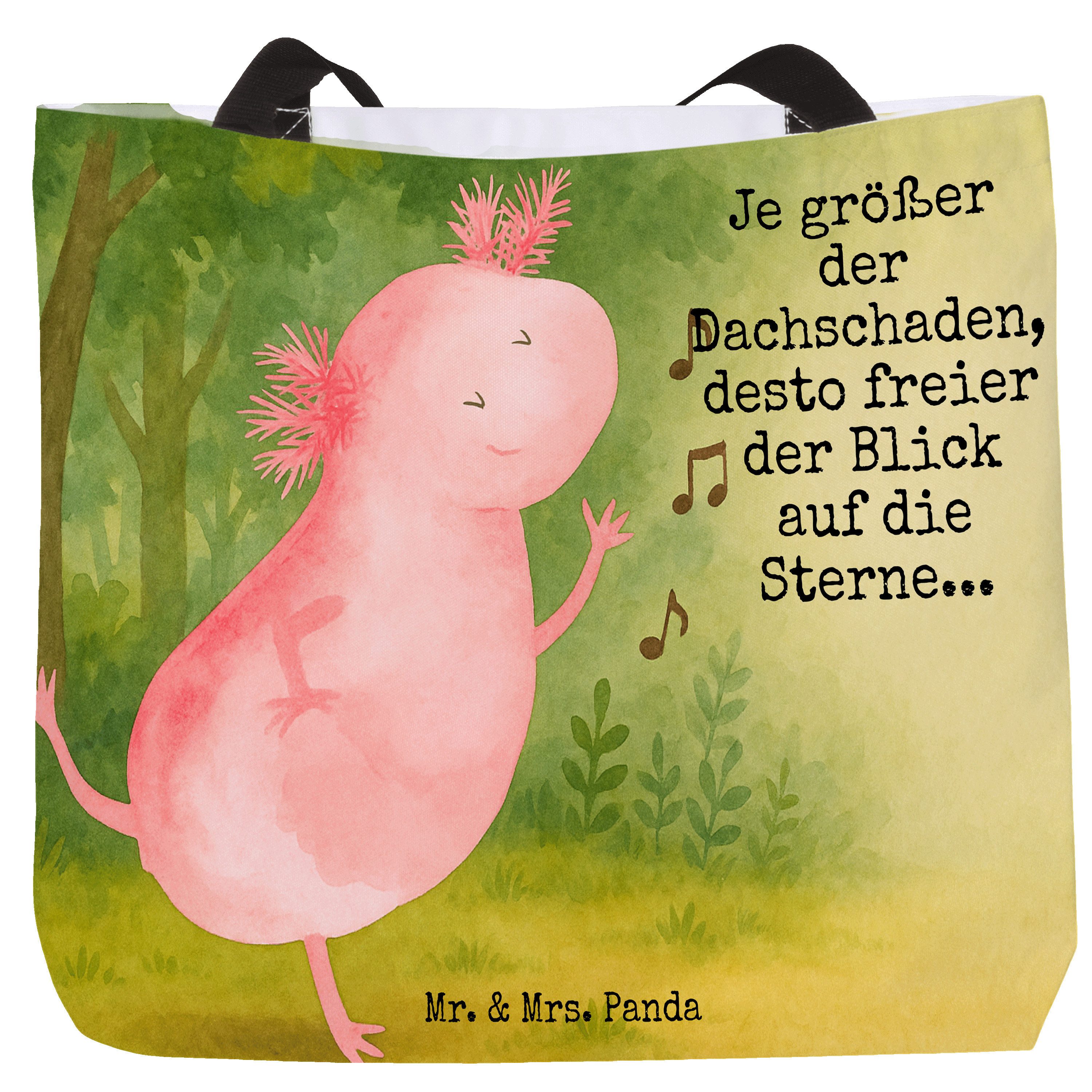Shopper Axolotl Tanzen Design