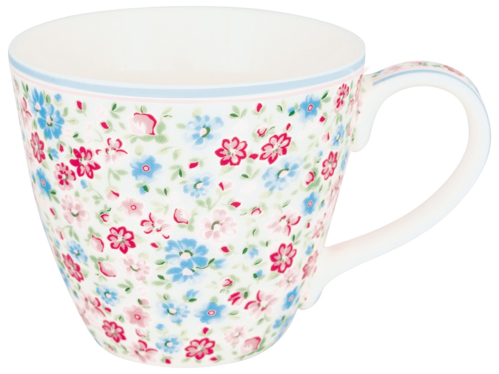 Greengate Tasse Louisa Tasse white 0,35l, Steingut