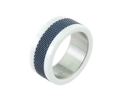 Bering Fingerring Keramik Ringkombination Weiß/Blau