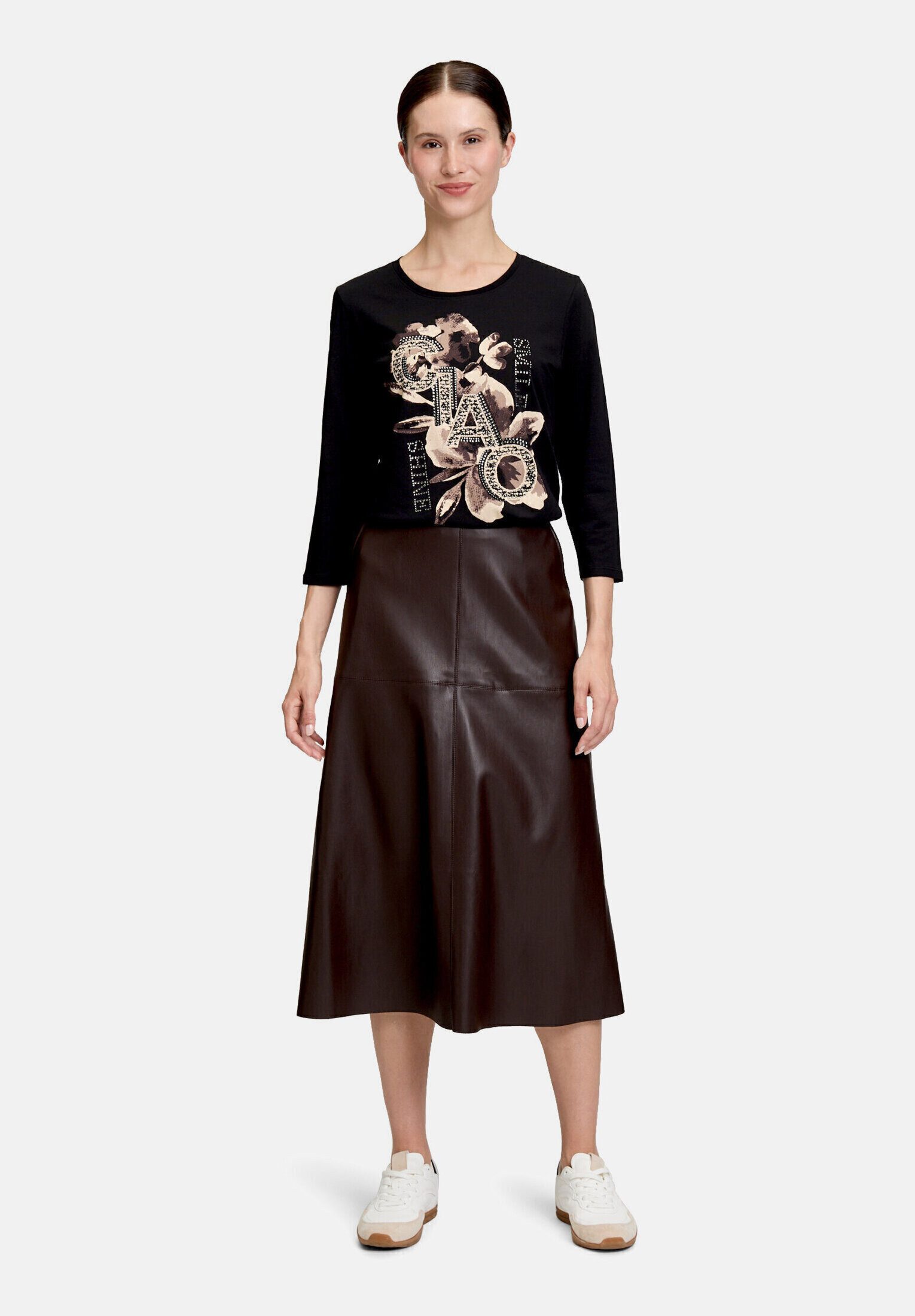 Betty Barclay 3/4-Arm-Shirt Damen mit Placement (1-tlg)