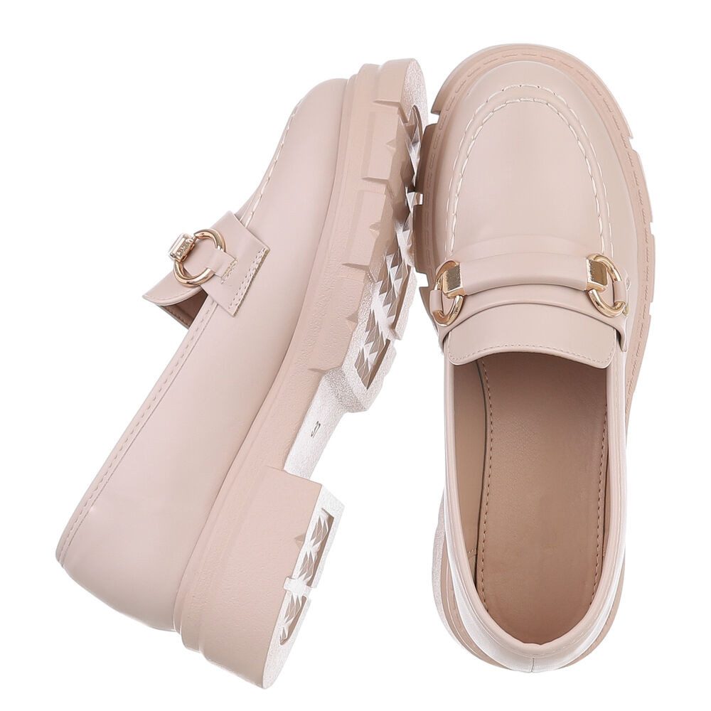 Ital-Design Moderne Damen Loafer mit Schnalle günstig online kaufen