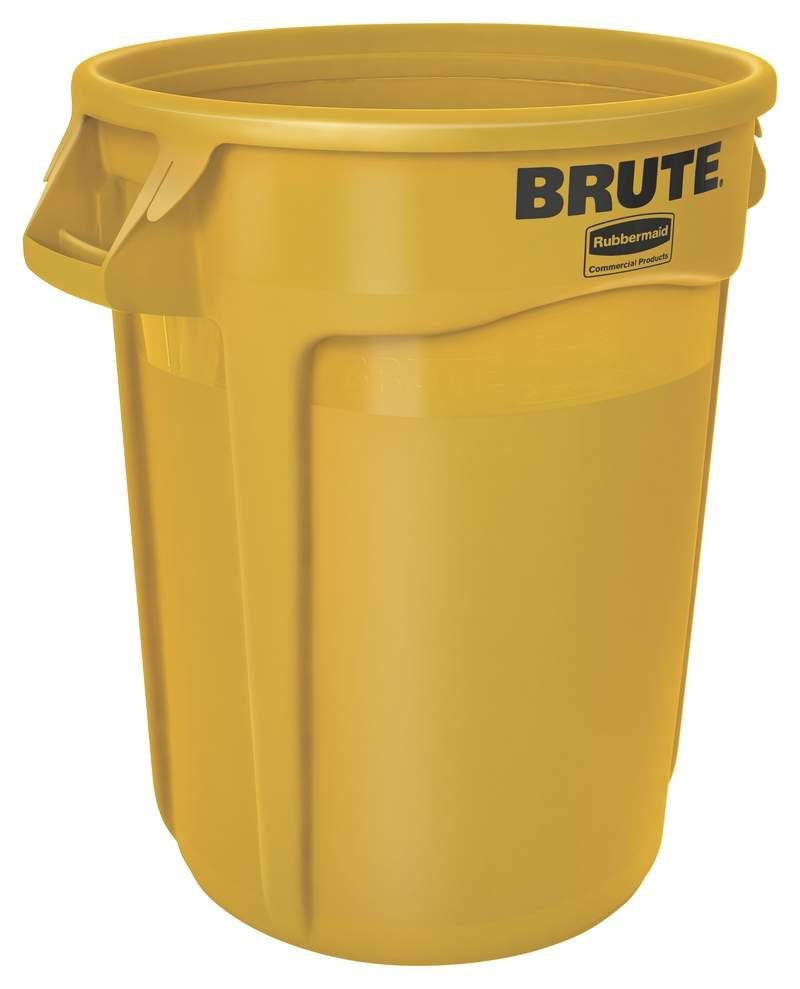 Rubbermaid Mülltrennsystem Rubbermaid Belüfteter BRUTE®-Behälter, 121 l, gelb